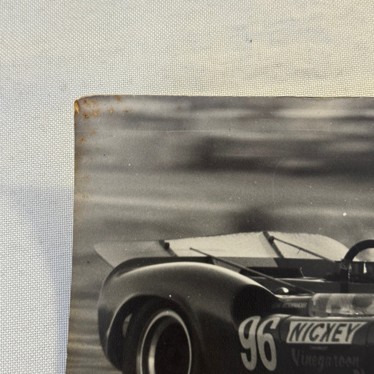 Vintage CanAm Racing Photo Lola T70 Mk IIIB Car Motorsport Can Am Race