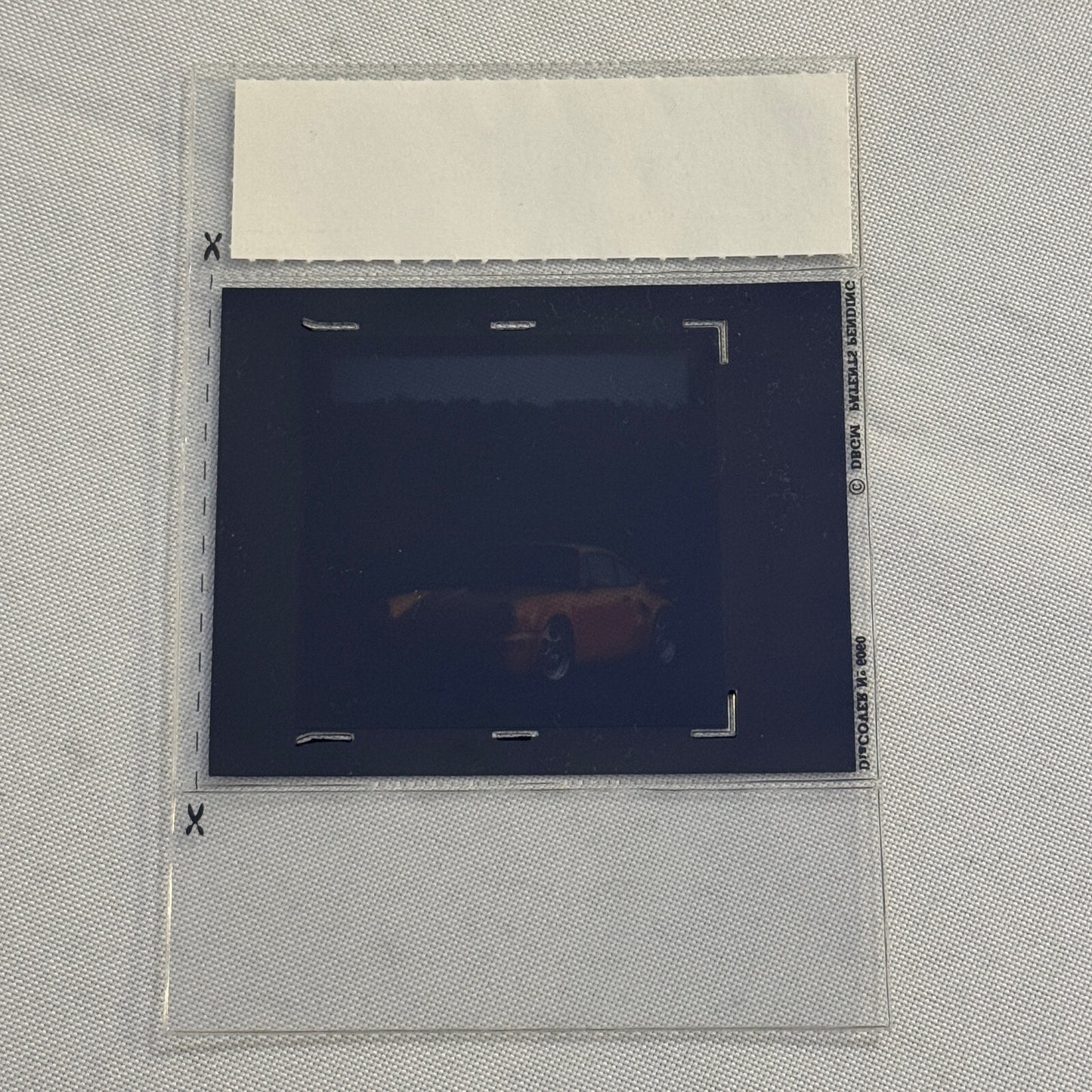 1992 Porsche 911 Turbo S 3.3 Coupe Leichtbau Factory Photo Slide Transparency