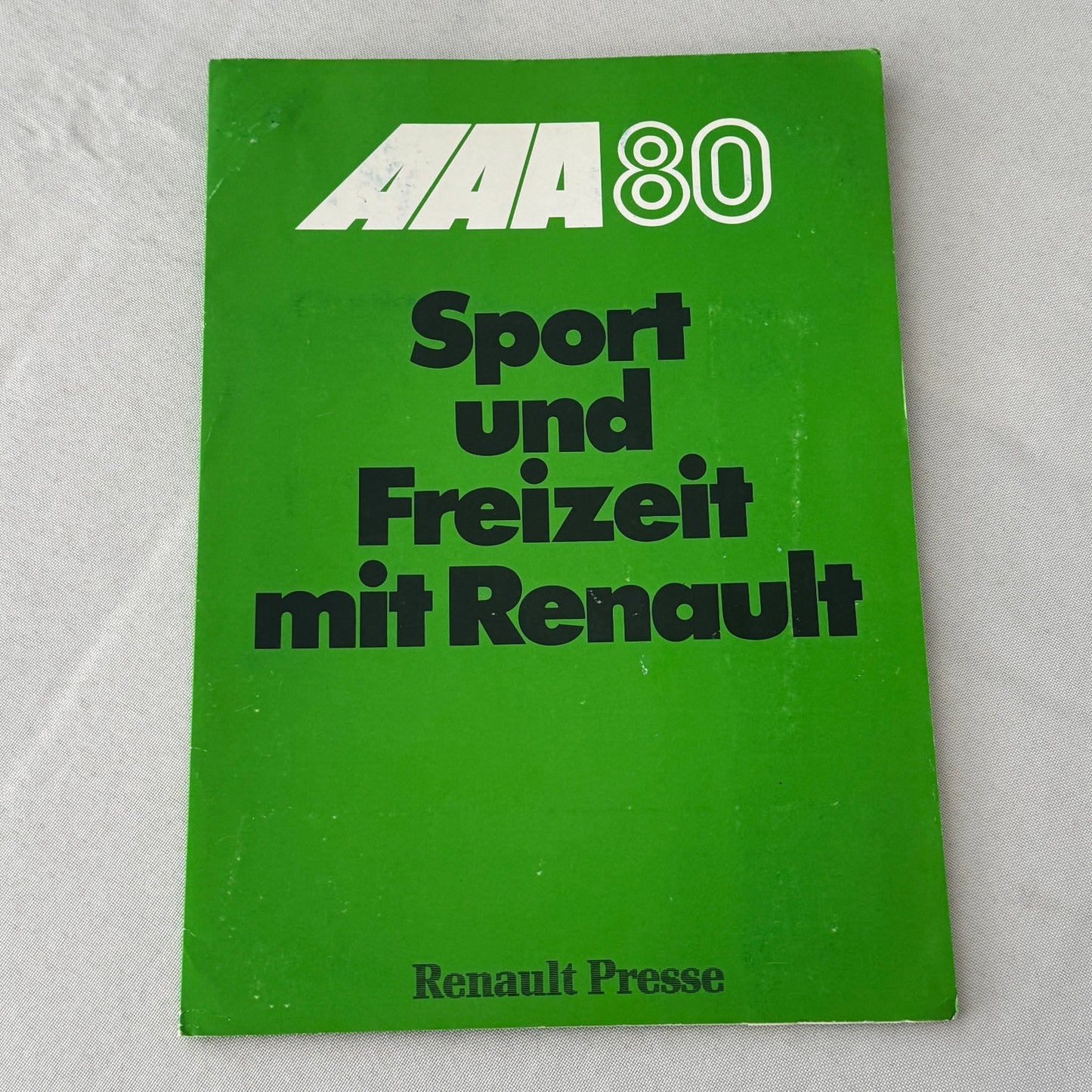 1980 Renault Press Kit Le Car Van Vagabund Renault ELF 20 Racing Car GERMAN