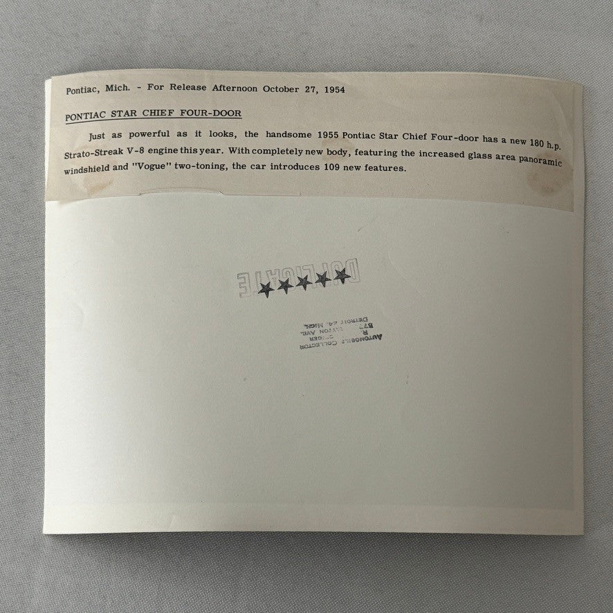 1955 Pontiac Star Chief Car Automobile Photo photograph