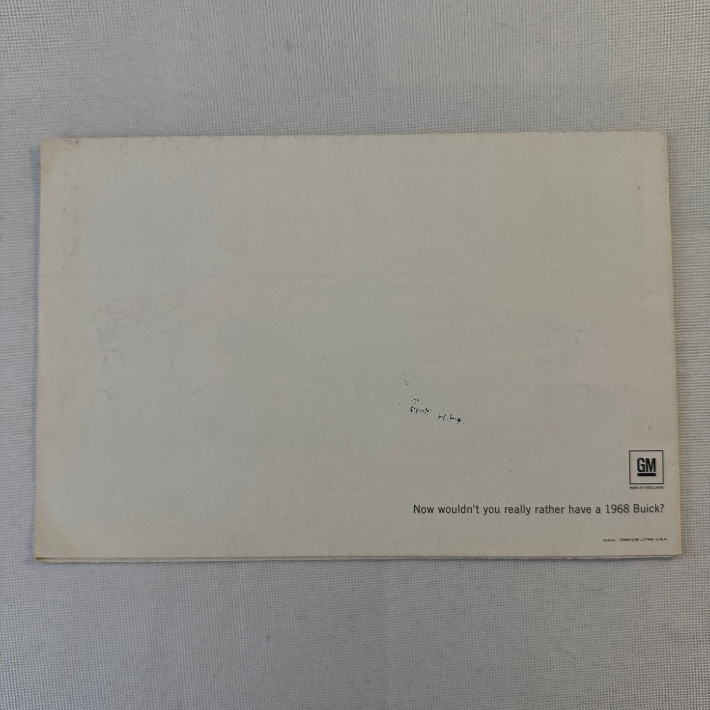 1968 Buick Sales Brochure GS400 GS350 Skylark Wildcat Electra Riviera Catalog