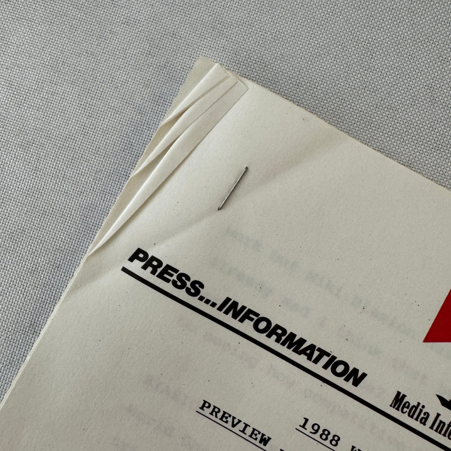 1988 Marlboro Rally Racing World Championship Press Kit Mazda Lancia Toyota