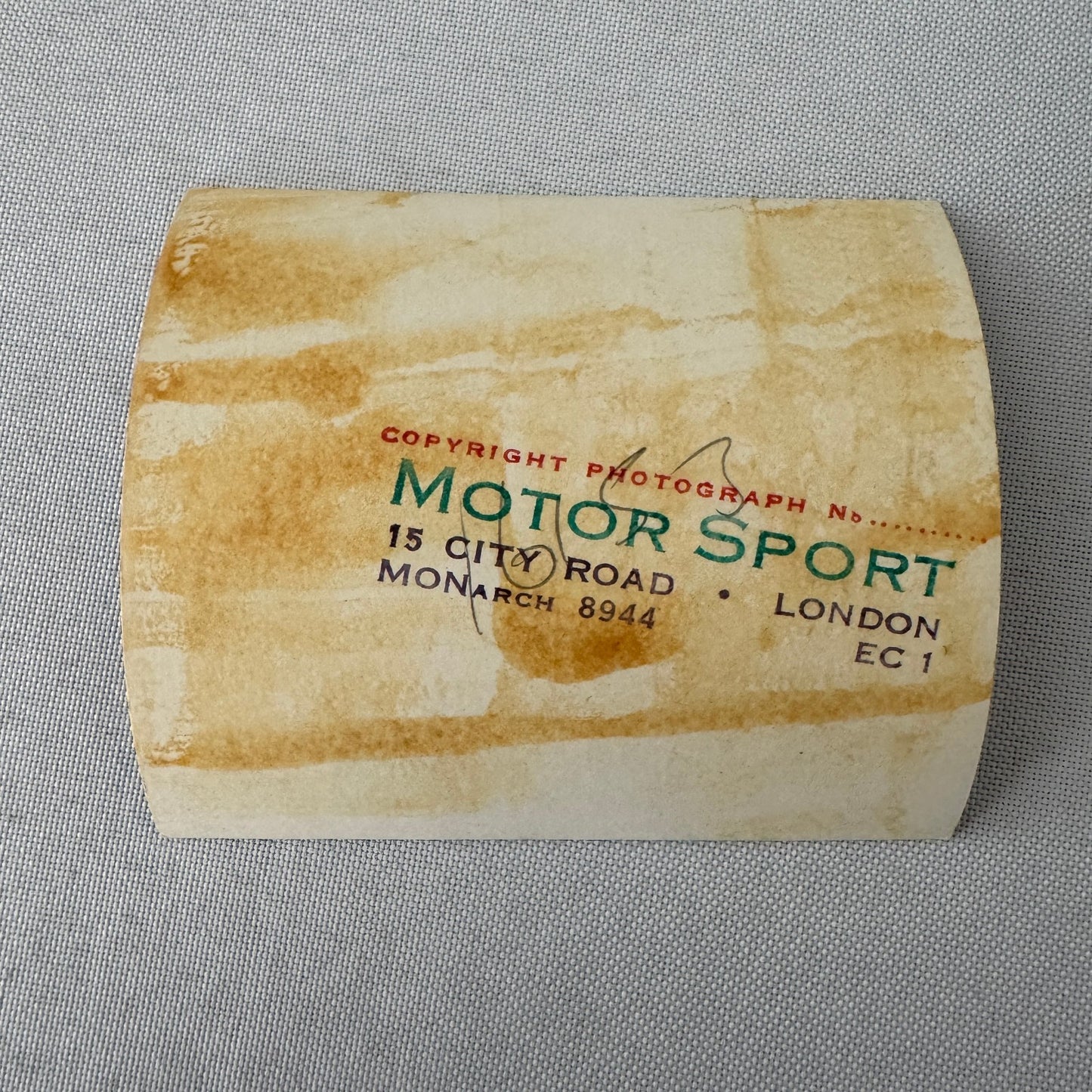 Vintage Racing Photo Photograph Jaguar Cars Motorsport London UK