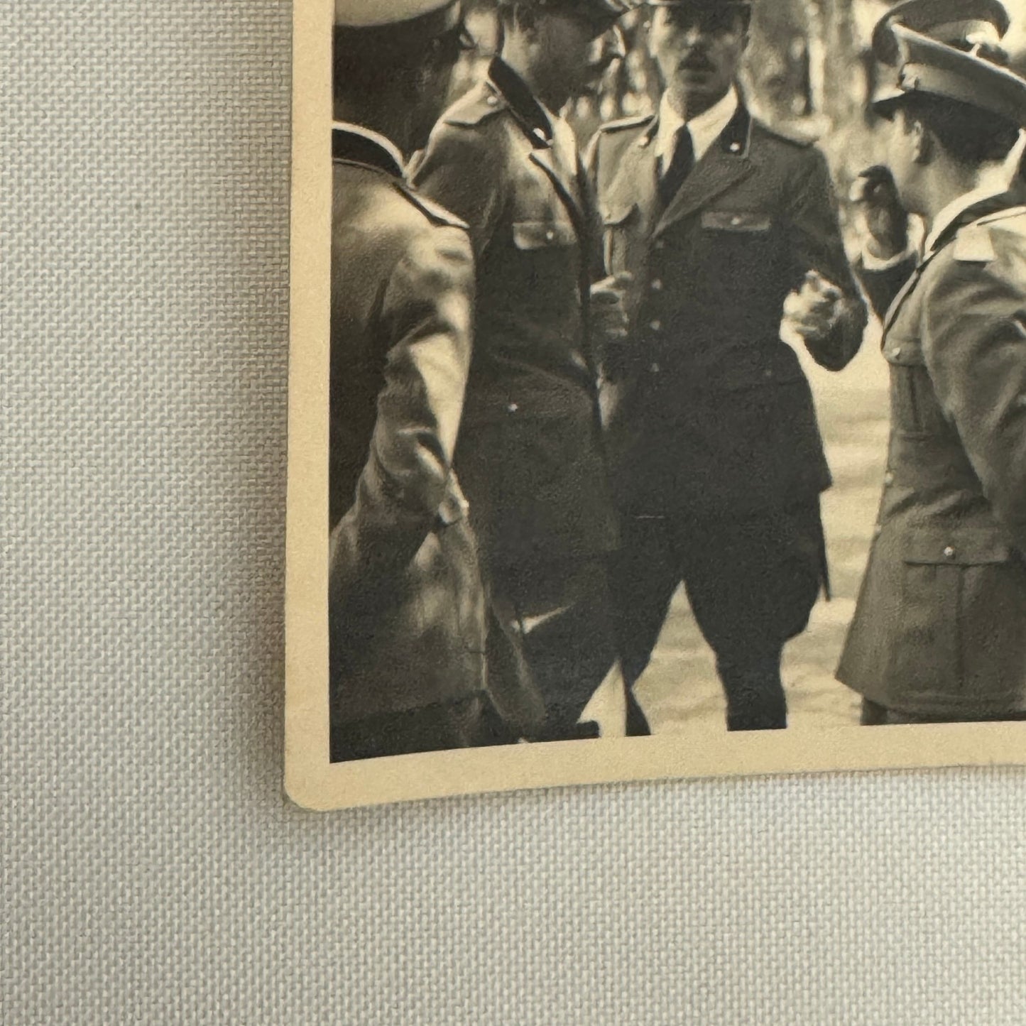 Mille Miglia Racing Photo Men in Military Uniform Italy Italian Photograph