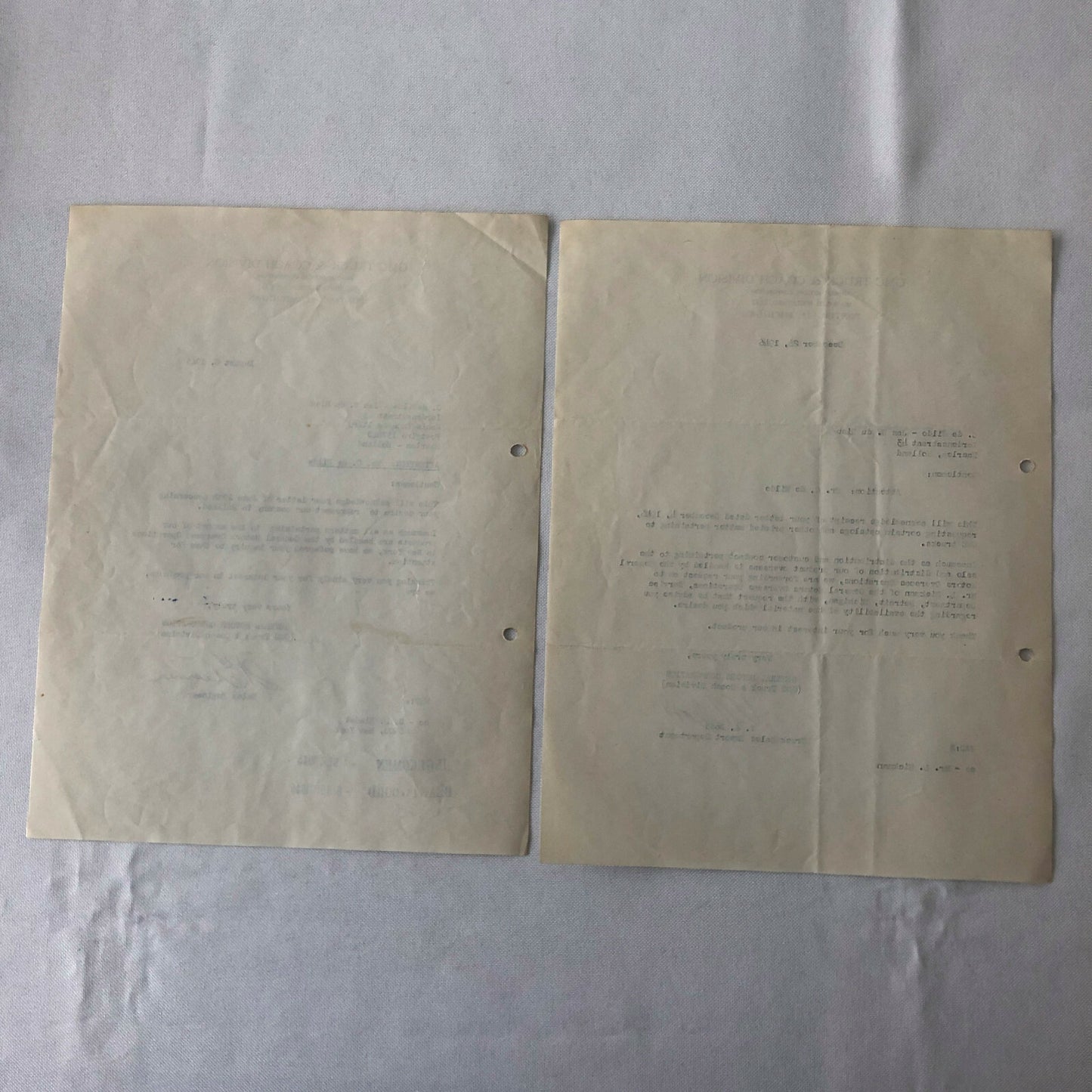 1945 - 1946 GMC Truck and Coach Letter Letterhead Document