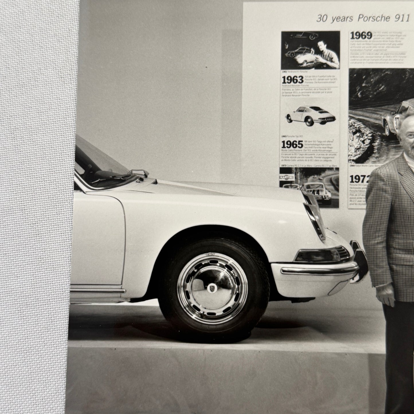 Porsche Factory Press Photo Photograph Porsche 911 Dr Ferdinand Porsche