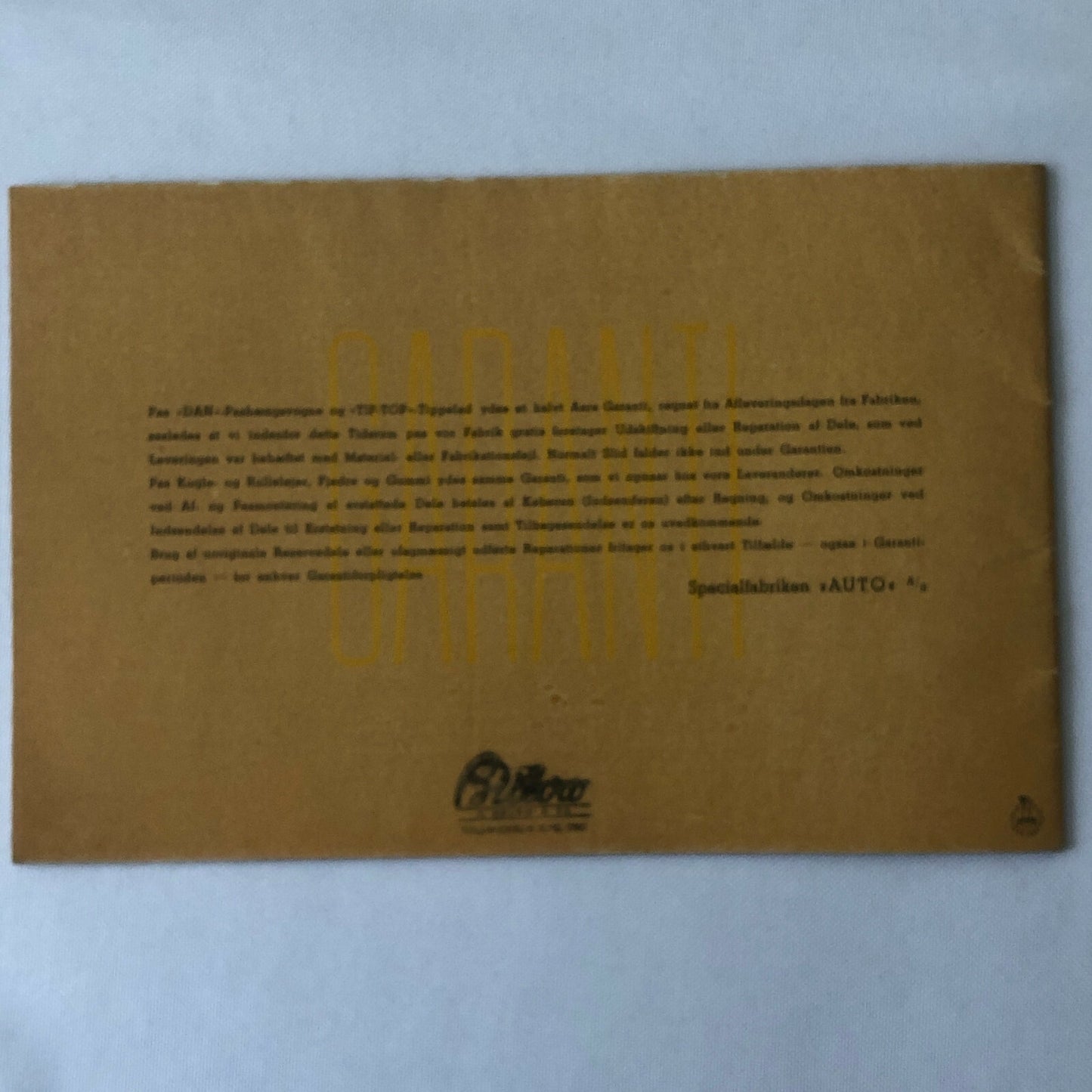 Vintage Dan Trailer and Truck Sales Brochure Catalog - DANISH Text