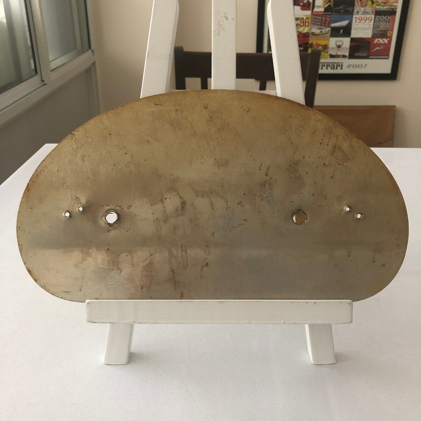 1962 RAC Zuid Brabant Grensrit Car Rally Rallye Participant Plate w/ Martini Ad