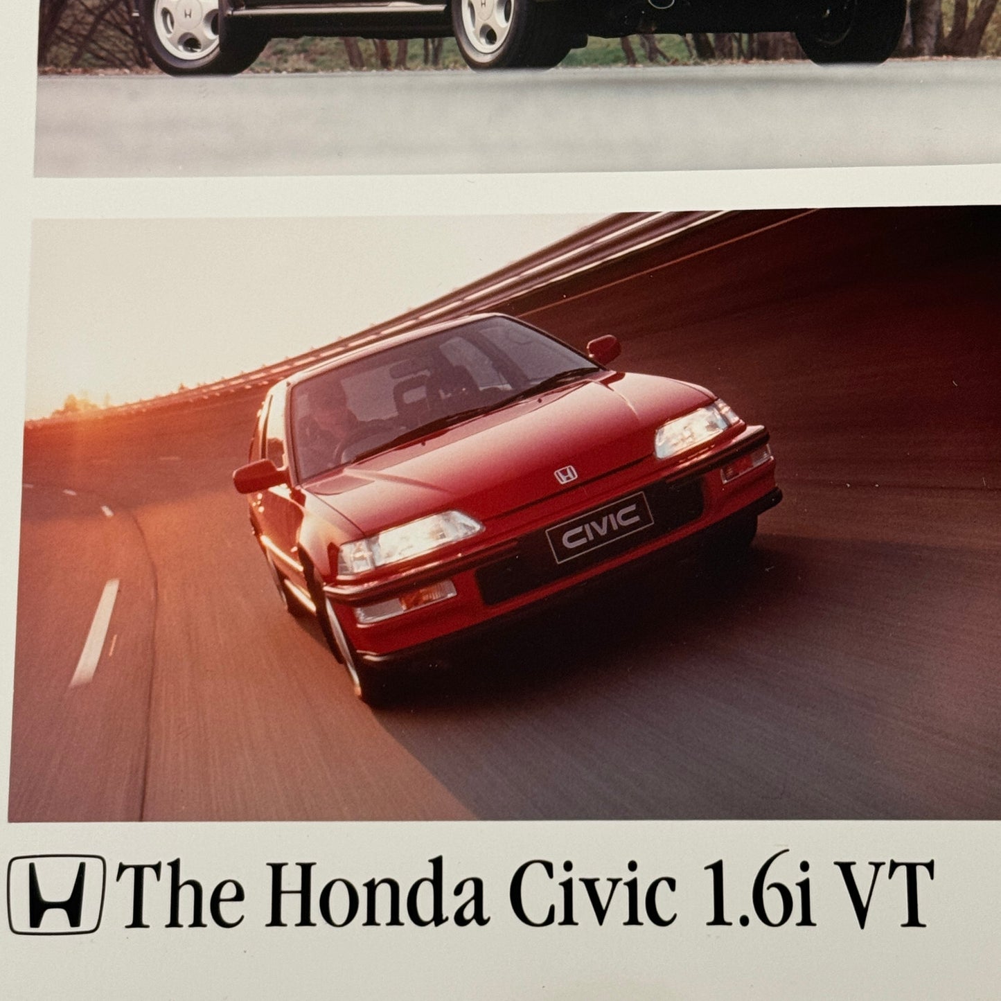 Honda Civic 1.6i VT Car Factory Press Photo Photograph European Market