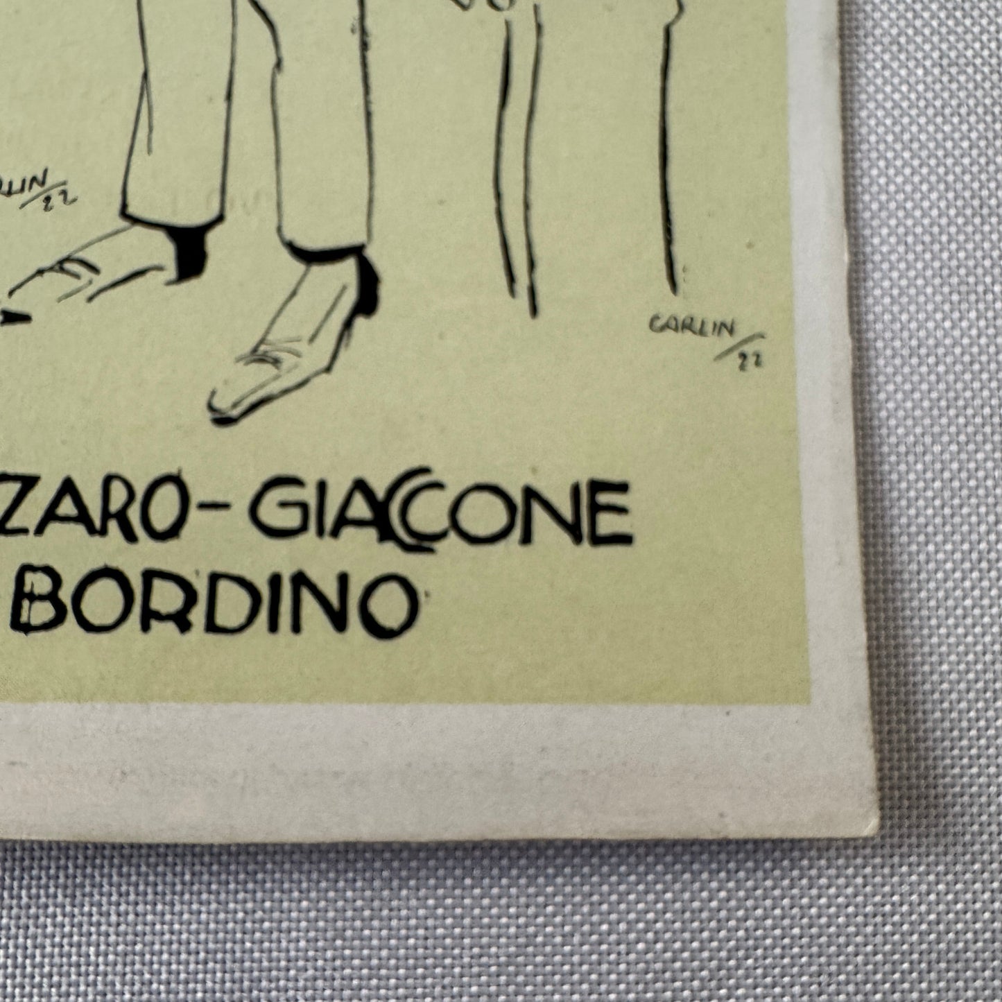 Vintage Italian Racing Driver Postcard Post Card Felice Nazzaro Pietro Bordino