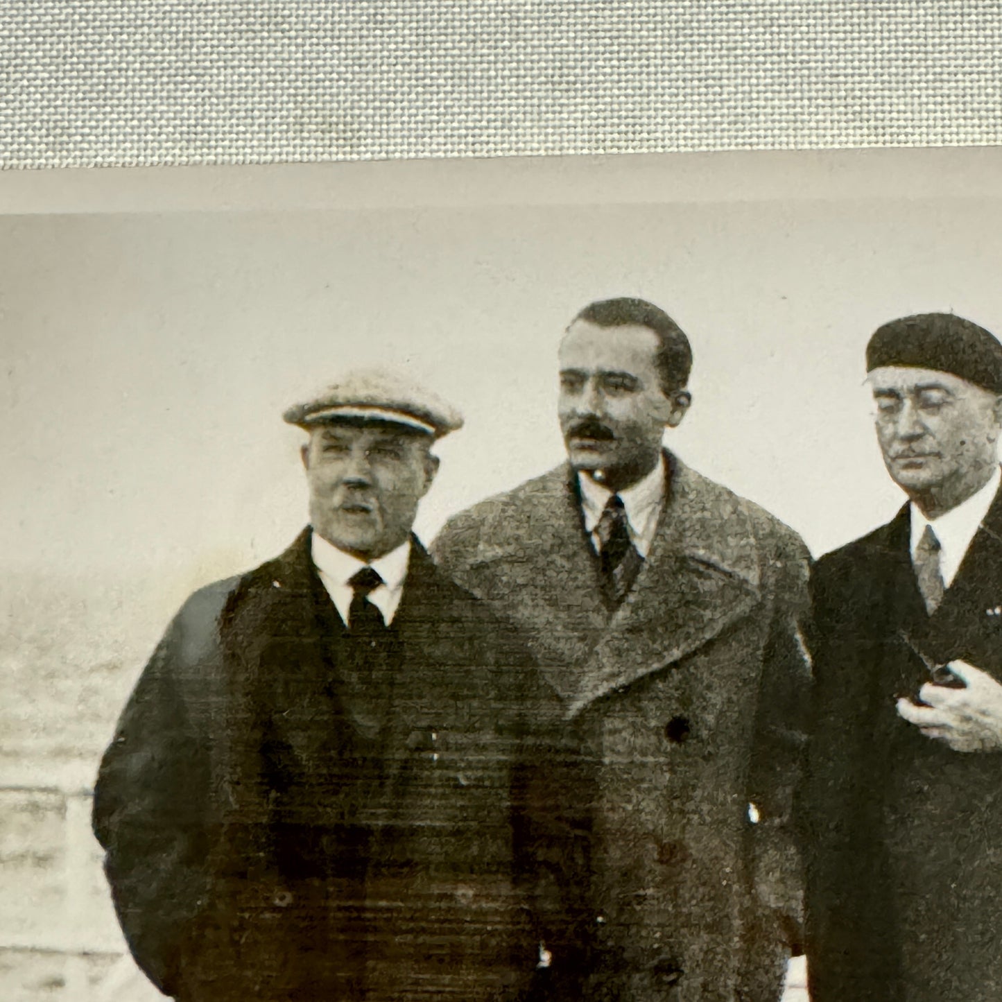 French Premier Edouard Herriot to Washington President Roosevelt Press Photo