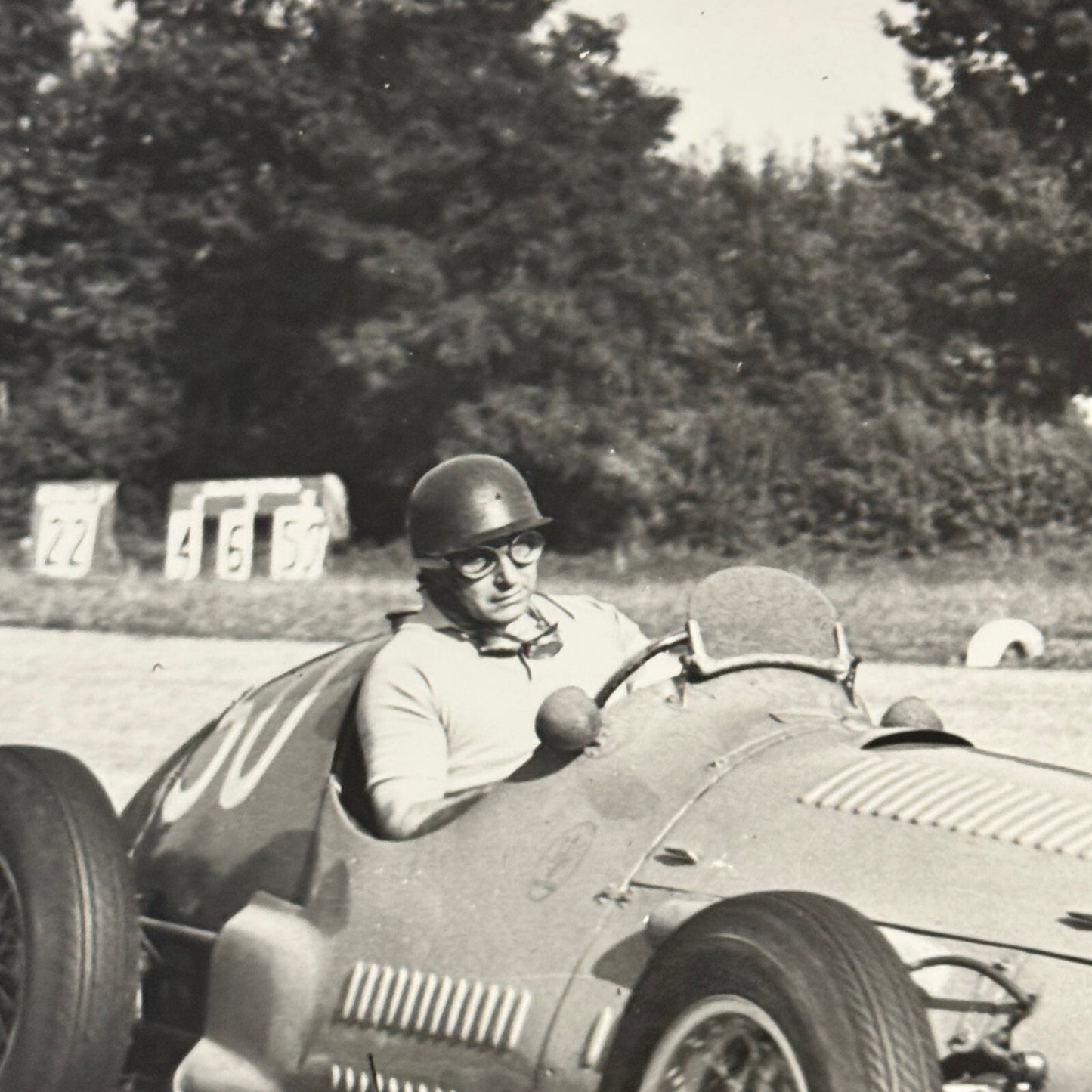 Juan Manuel Fangio Racing Driver Photo Photograph 1953 Farabola Foto Milano