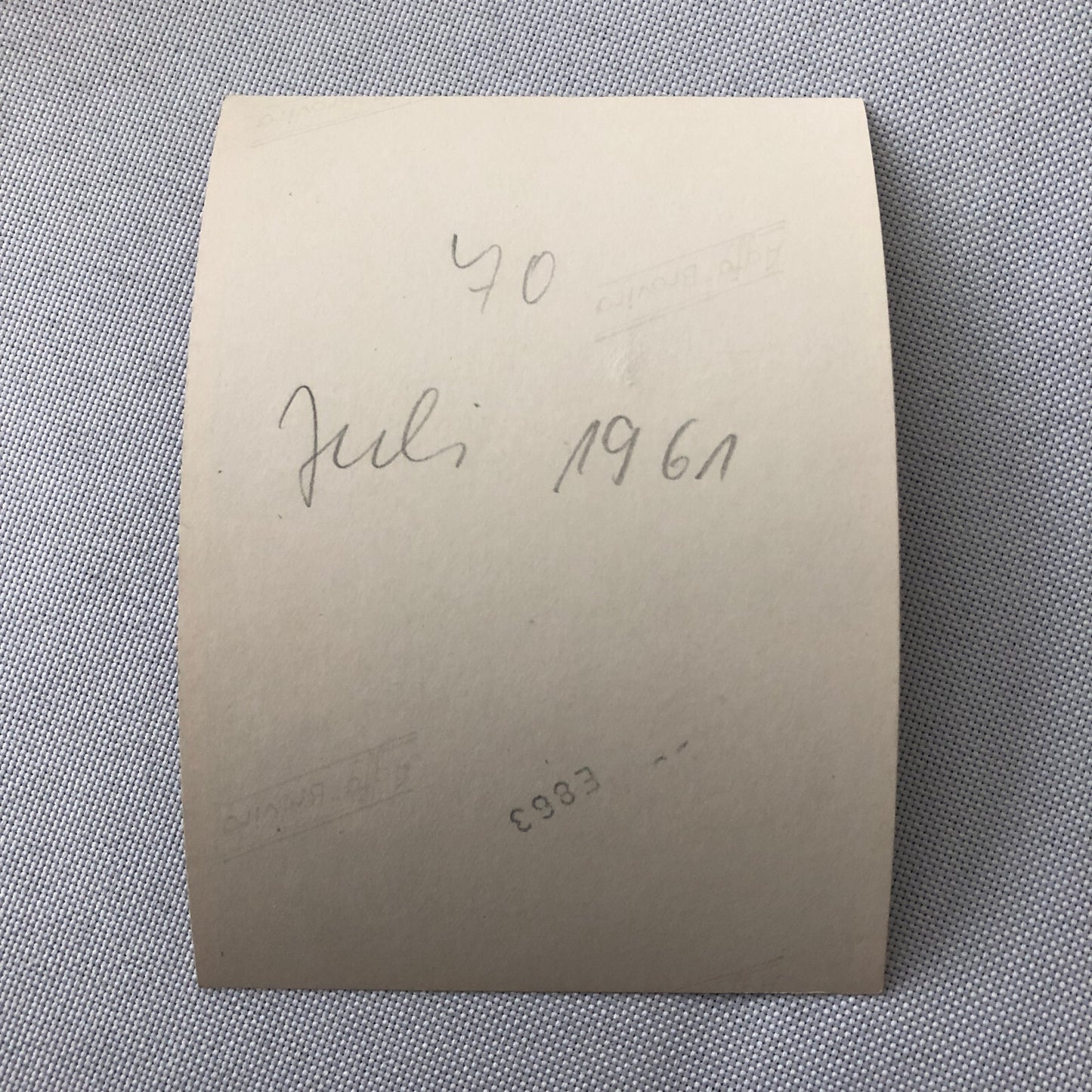 Vintage Photo Photograph Snapshot Woman with VW Volkswagen Beetle Bug Car