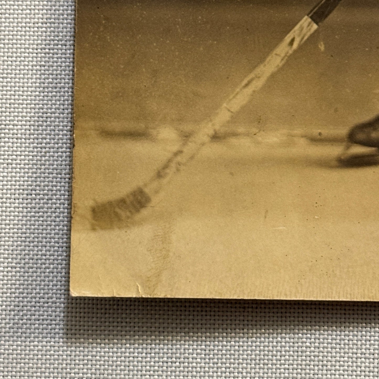 Hockey Player Antique Photo Photograph Young Amateur Vintage