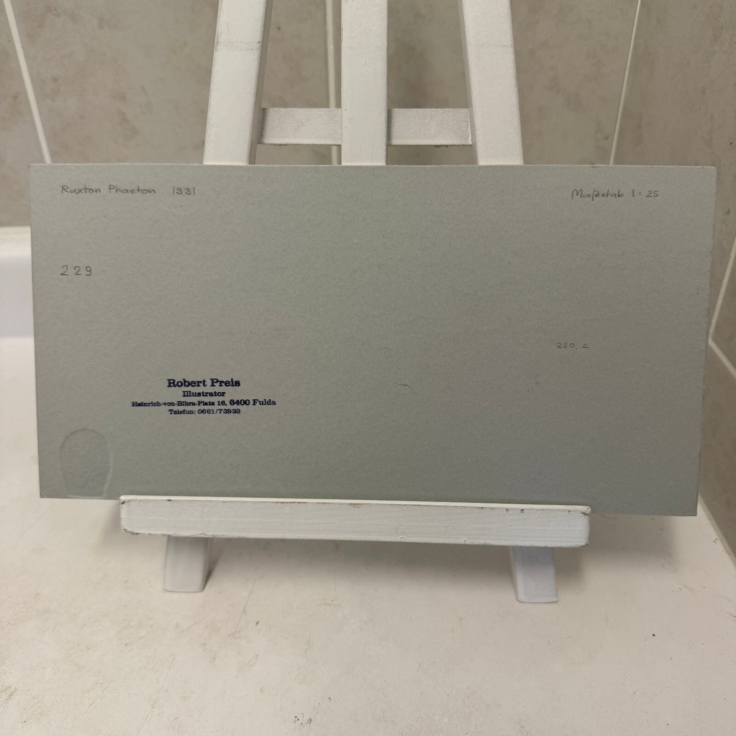 1931 Ruxton Phaeton Car Illustration Art Drawing Hand Drawn Robert Preis