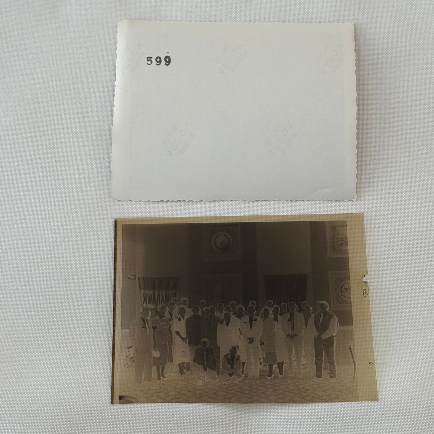 Indian Motorcycle Dealership Vintage Photo Negative and Print
