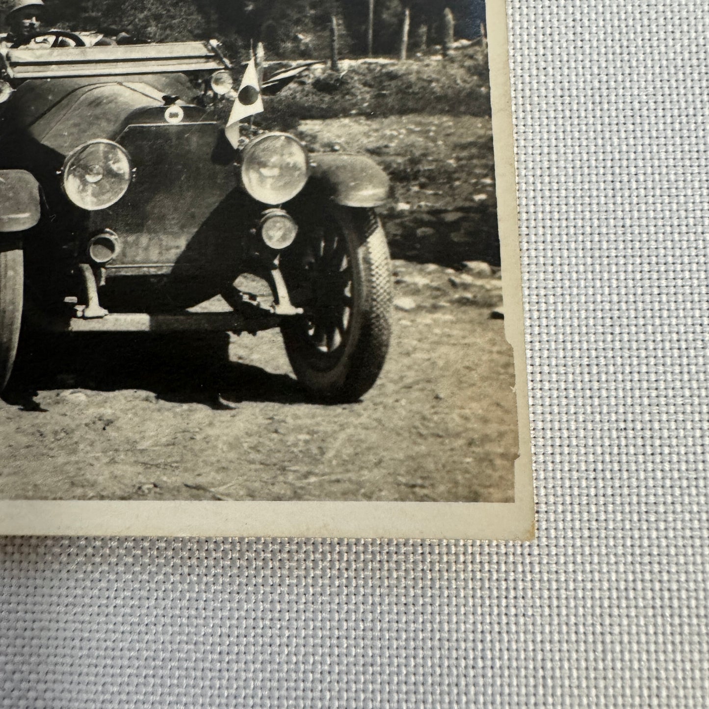 Vintage Car Photo Postcard Post Card RPPC Real Photo Postcard Automobile