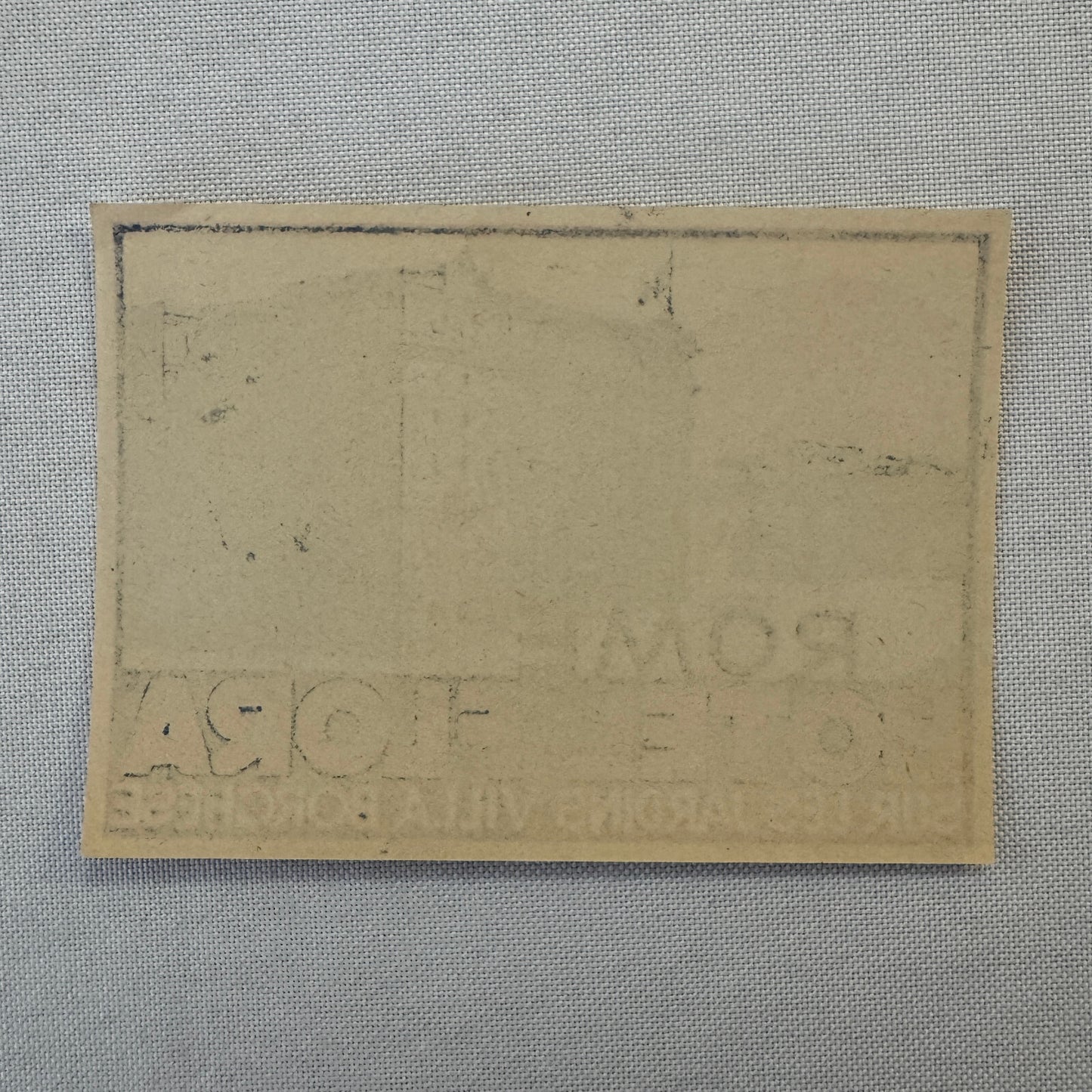 Vintage Hotel Travel Label Hotel Flora Rome Italy Italian Villa Borghese