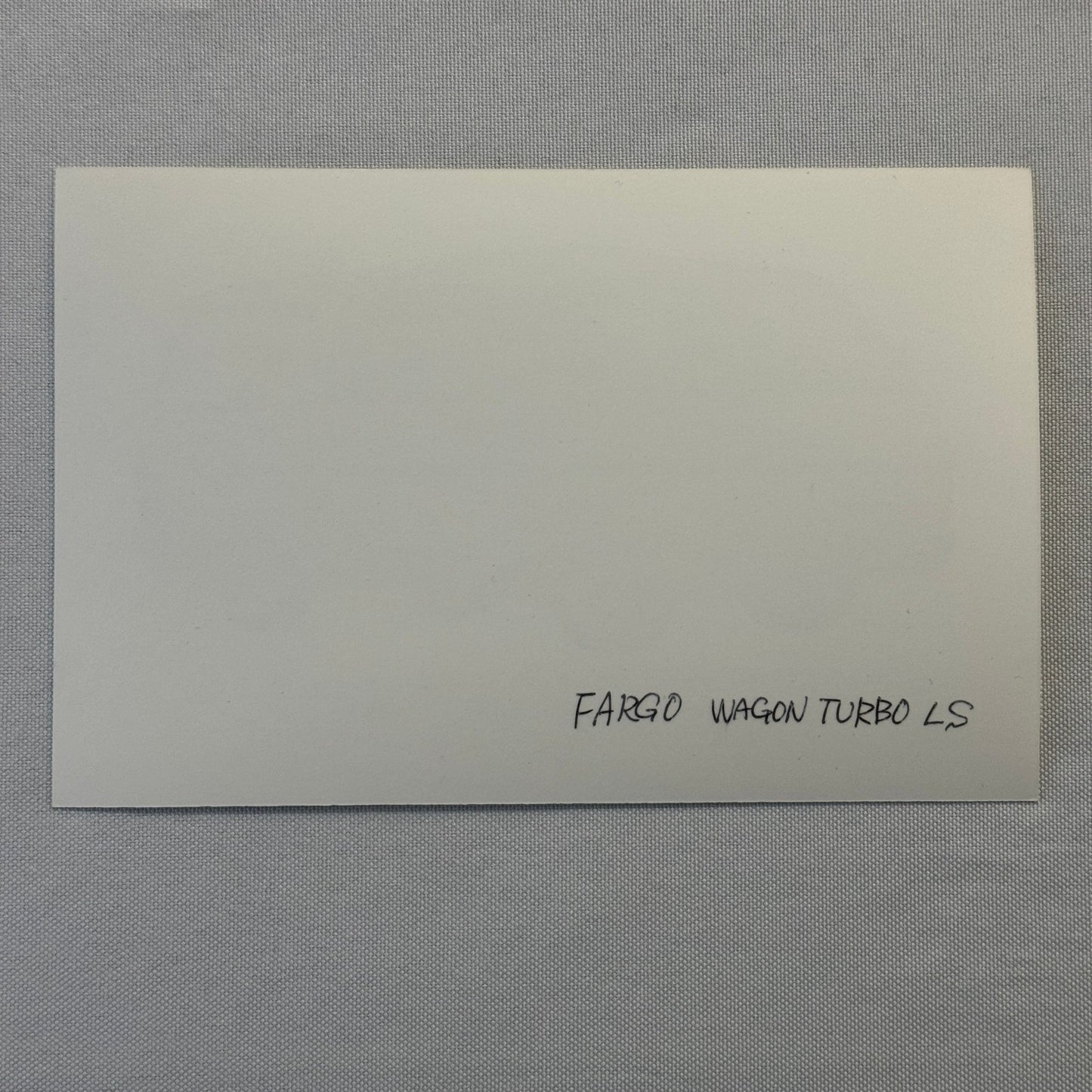 Vintage JDM Isuzu Fargo Wagon Turbo LS Van Photo Japanese Domestic Market