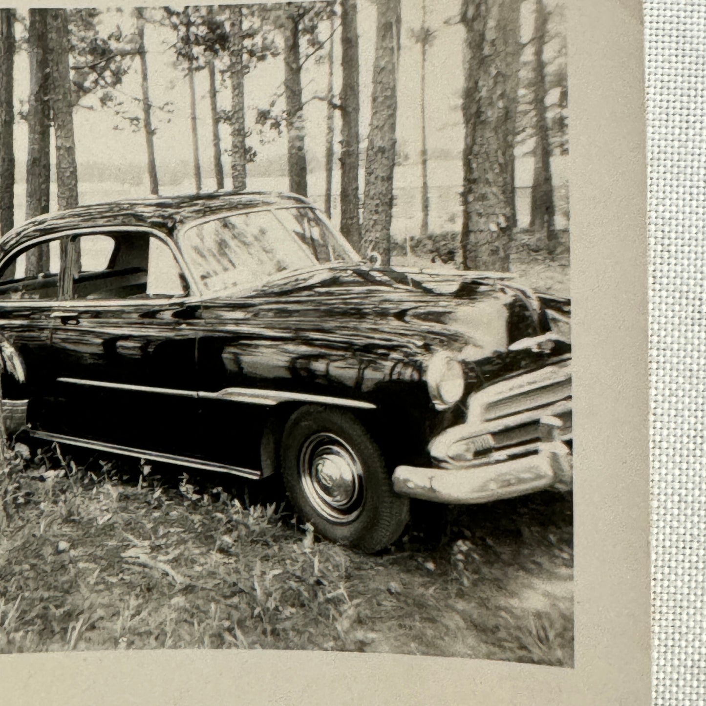 Vintage Chevrolet Car Automobile Snapshot Photo Photograph Print