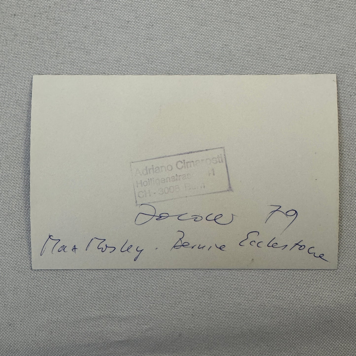 Bernie Ecclestone and Max Mosley Racing Photo Photograph Print