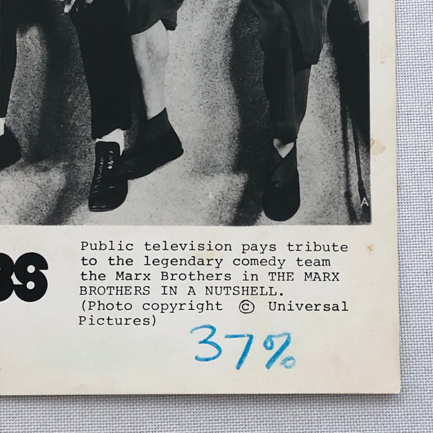 Marx Brothers PBS Television Special Press Photo Photograph Groucho Harpo Chico