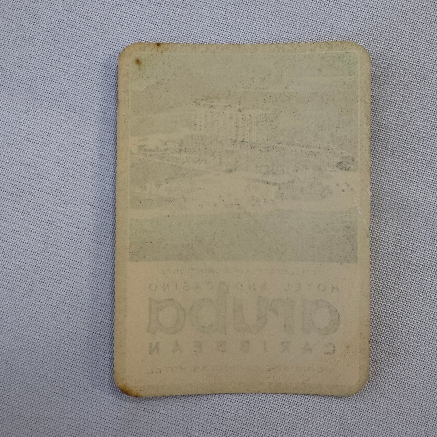 Vintage Hotel Travel Label Aruba Caribbean Hotel and Casino