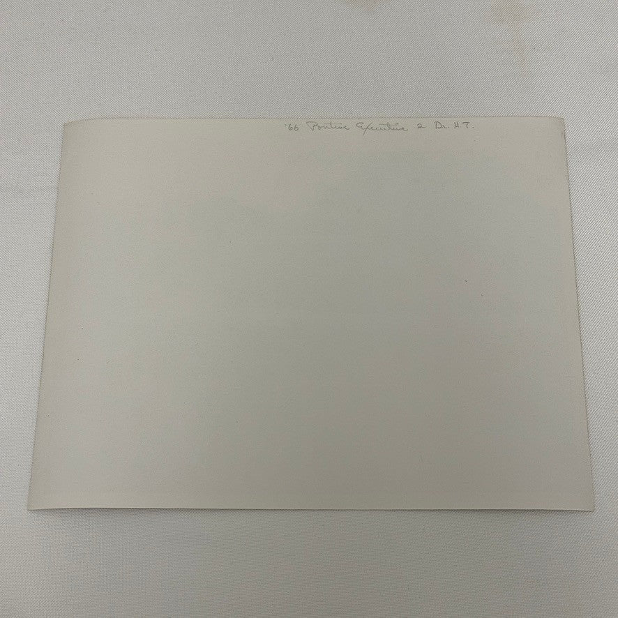 Vintage 1966 Pontiac Executive Hardtop Car Automobile Photo Photograph Print