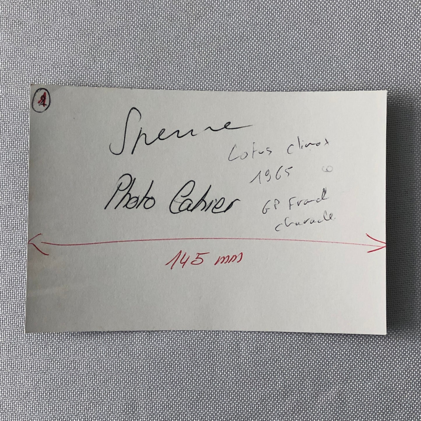 1965 Lotus Climax Mike Spence Racing Photo Photograph Bernard Cahier