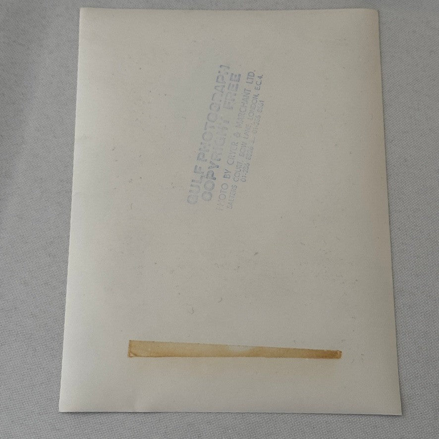 Vintage Racing Photo Photograph Jacky Ickx Driver Gulf Racing Suit