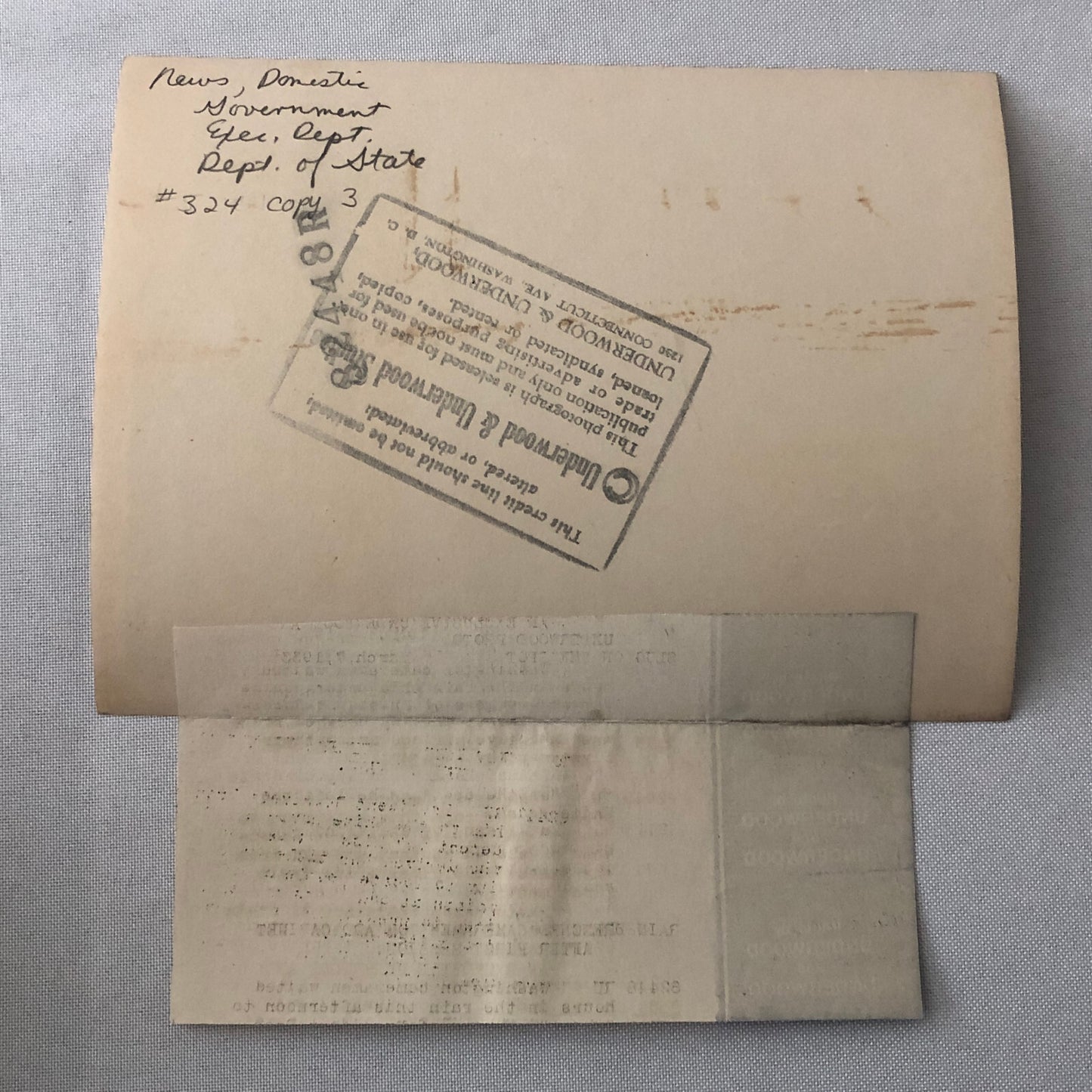 Press Photo Photograph President Franklin Roosevelt Cabinet News Photographers