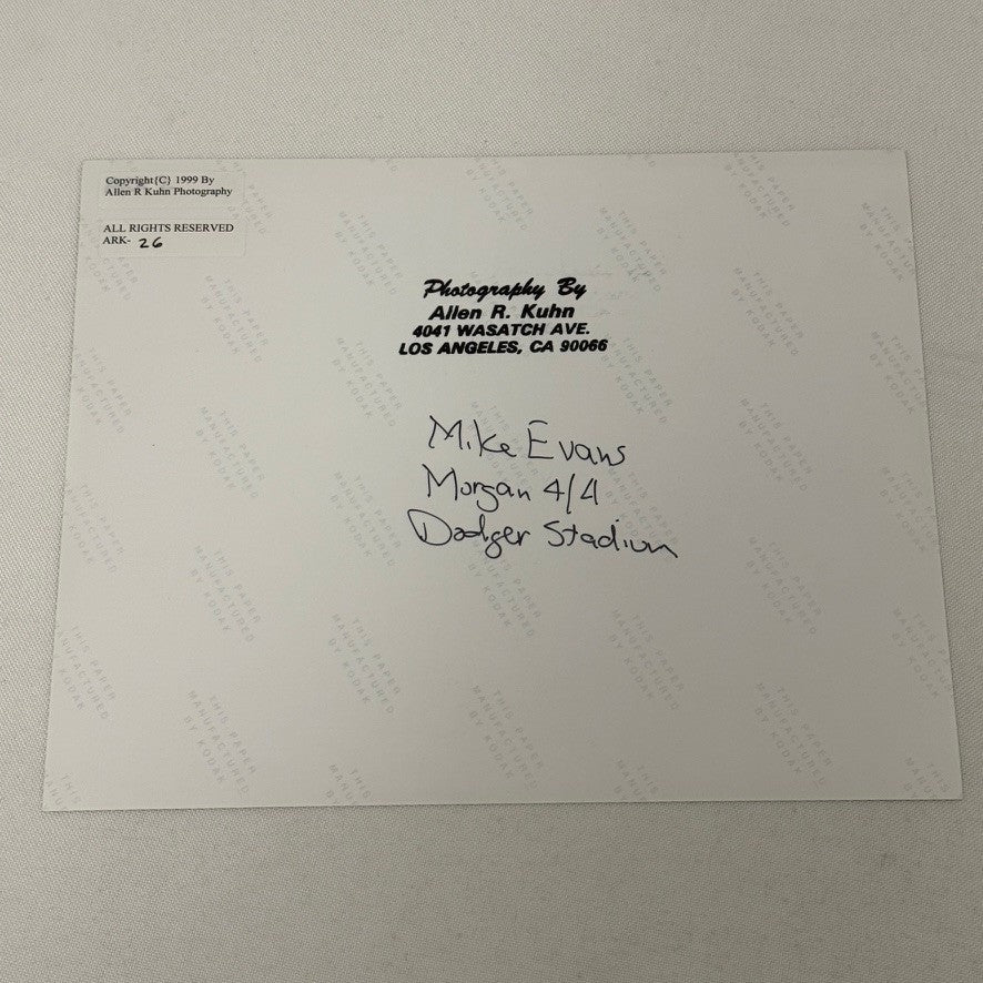 Morgan Racing Photograph Mike Evans Dodger Stadium Vintage Image Modern Print