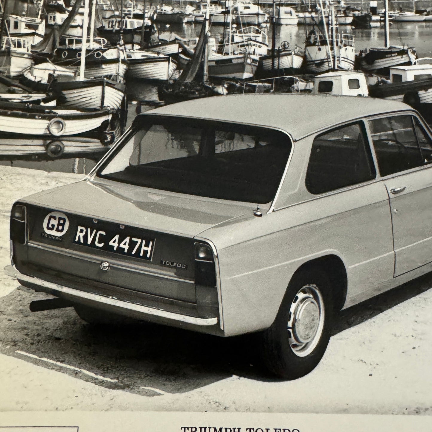Triumph Toledo Coupe Car Factory Press Photo Photograph Print 1971