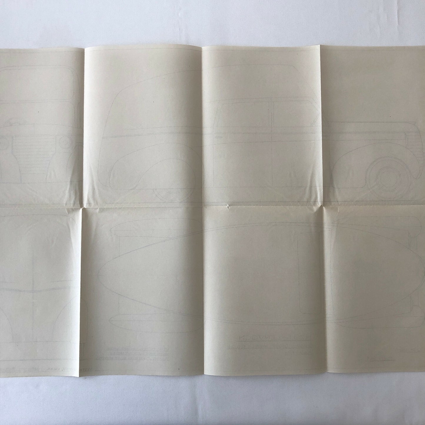 1937 Coachbuilder Truck Design Blueprint Rendering Blue Print Panel Van Dodge
