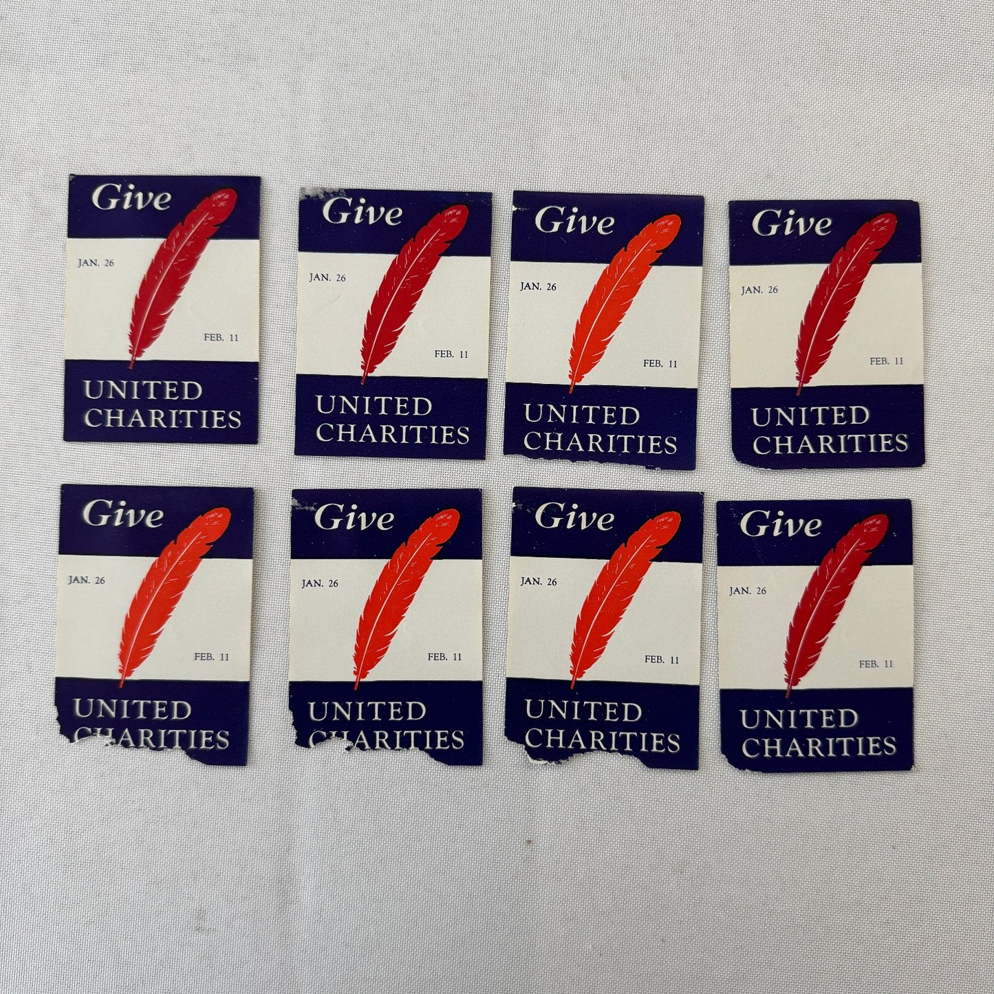 Give United Charities Charity Vintage Label Lot 40x 1941
