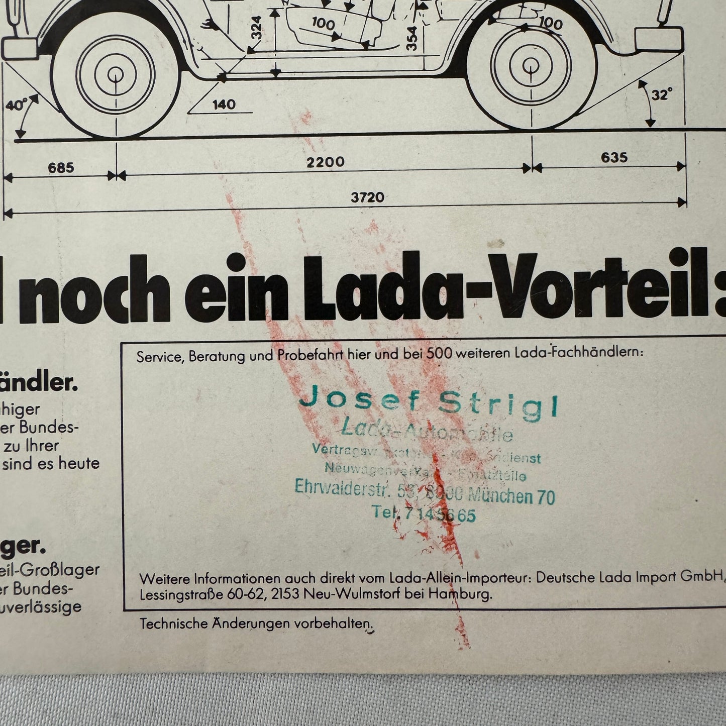 Lada Niva Car Sales Brochure Catalog German Language European Market