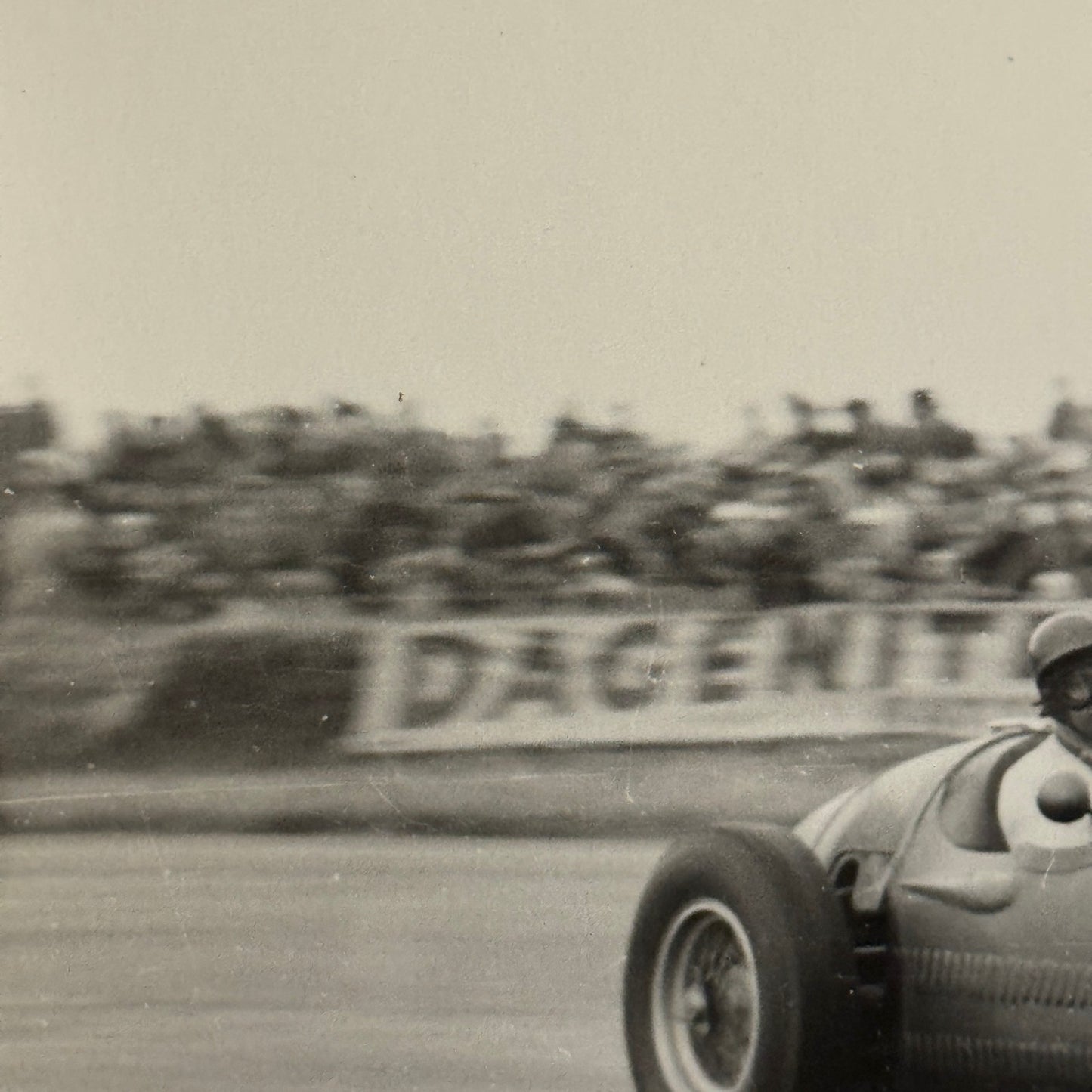 Vintage Racing Photo Photograph 1954 British Grand Prix Maserati 250F Wharton