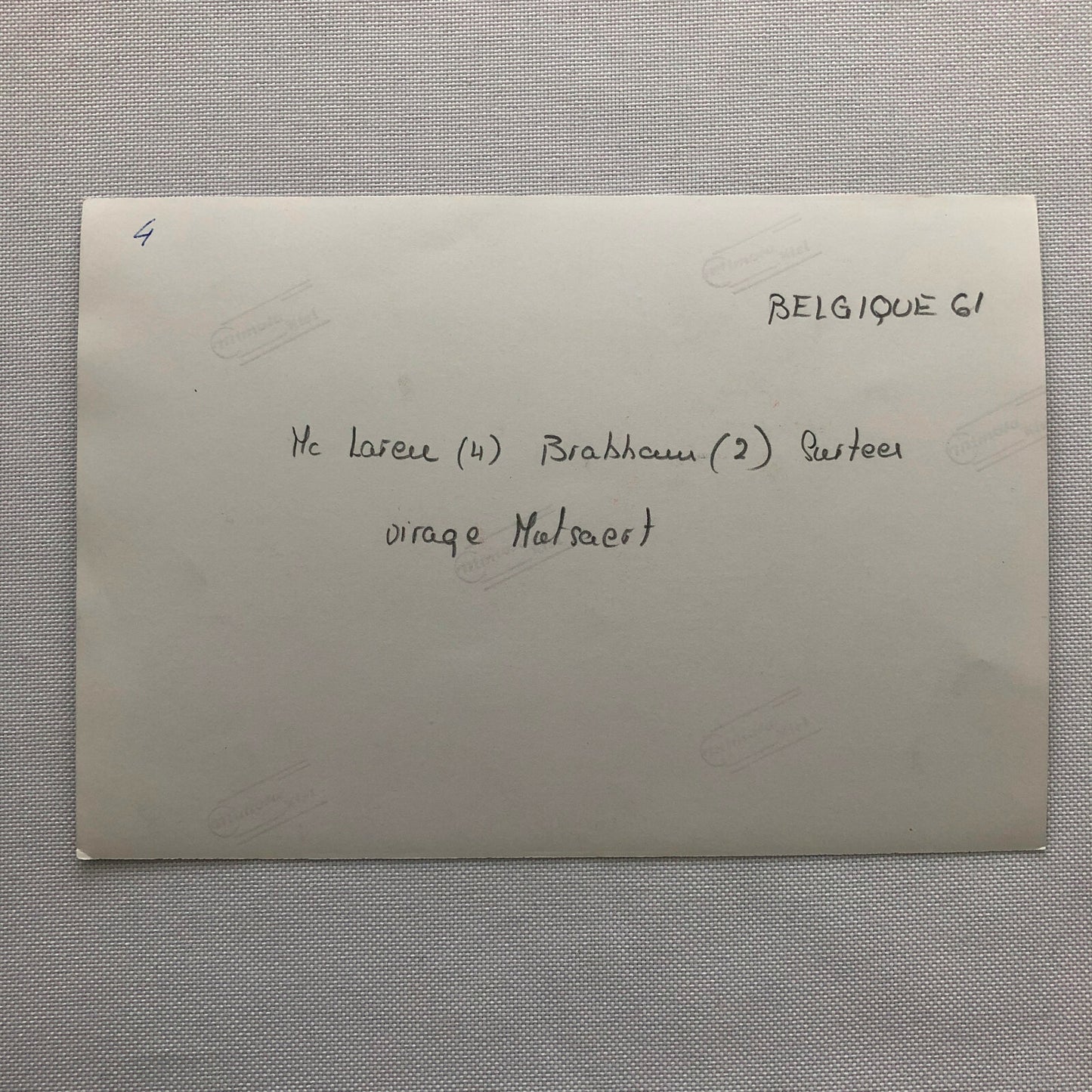 Vintage 1961 Racing Photo Photograph John Surtees Bruce McLaren Jack Brabham