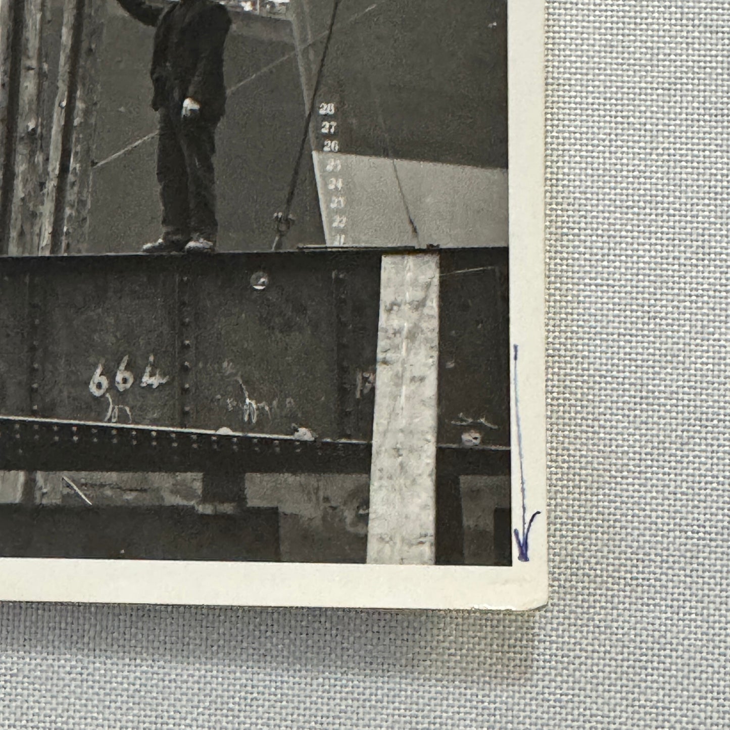 Vintage Ship Building Press Photo Photograph Boat Vessel Propellor Bracket UK
