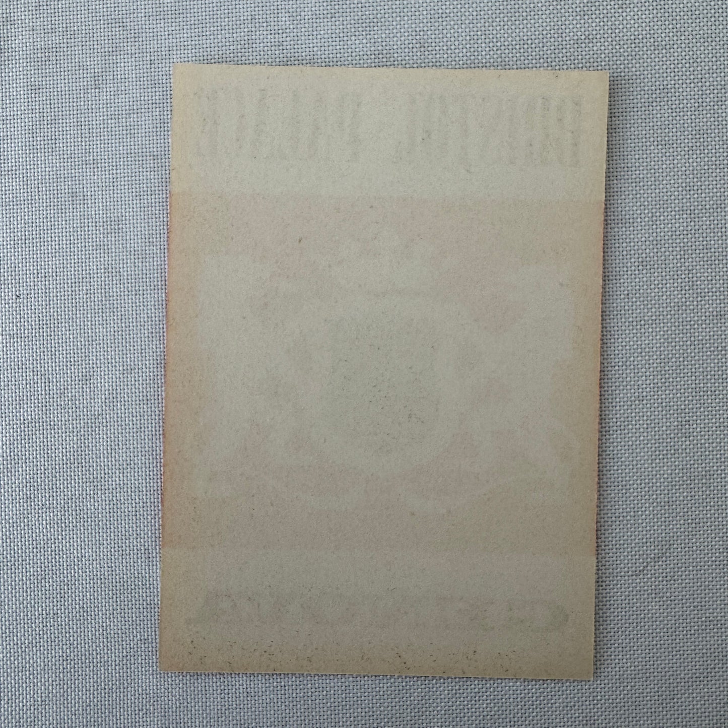 Vintage Hotel Travel Luggage Label Bristol Palace Hotel Genova Genoa Italy