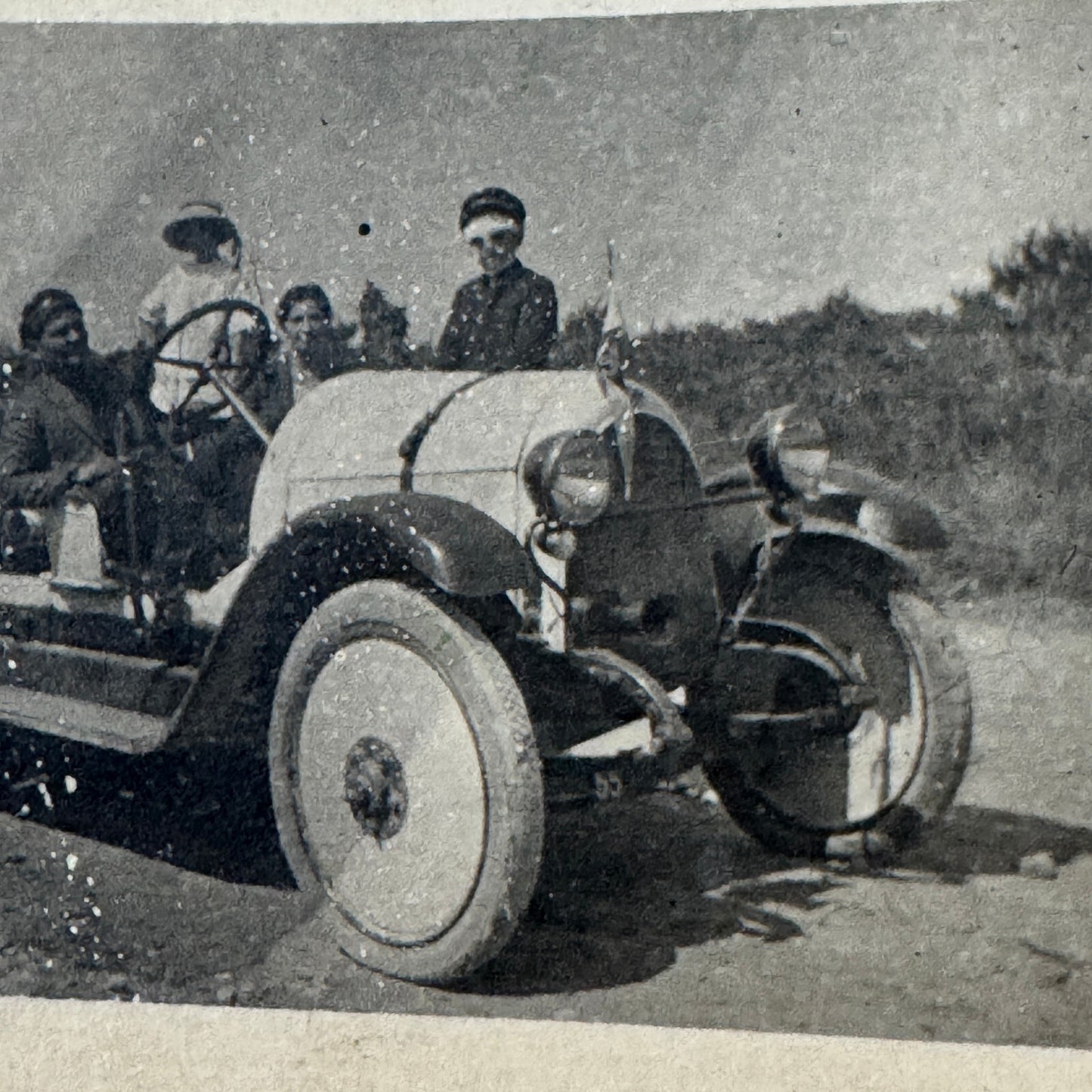 Vintage Italian Real Photo Postcard Post Card 1921 Rome Postmark Roma
