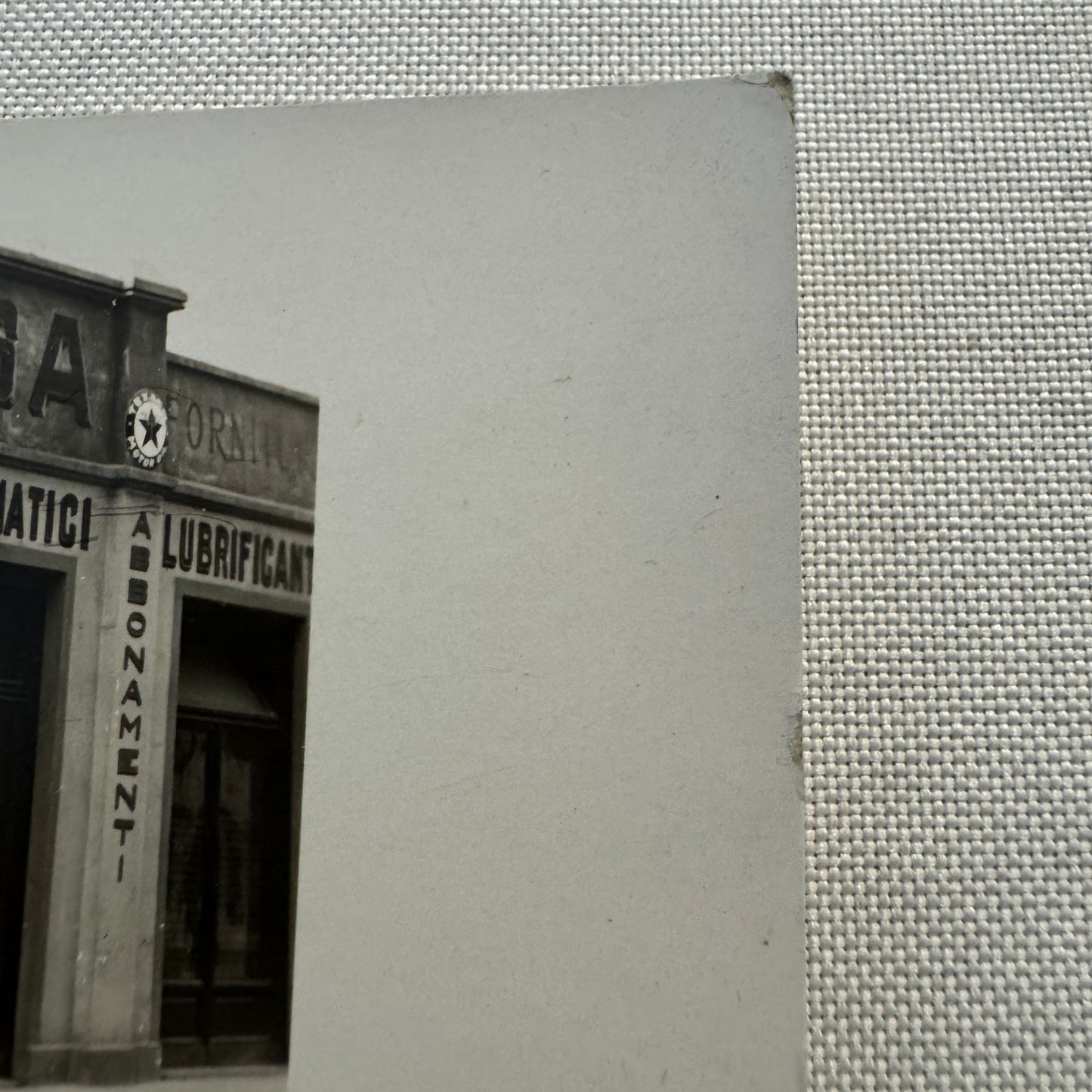 Vintage Postcard Real Photo Postcard RPPC Man with Automobile Car Service Garage