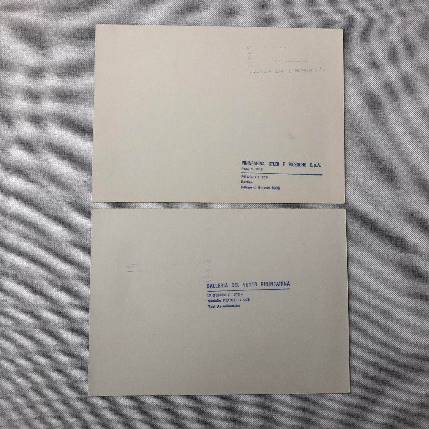 Peugeot 205 Pininfarina Car Photo Photograph Print Lot of 2