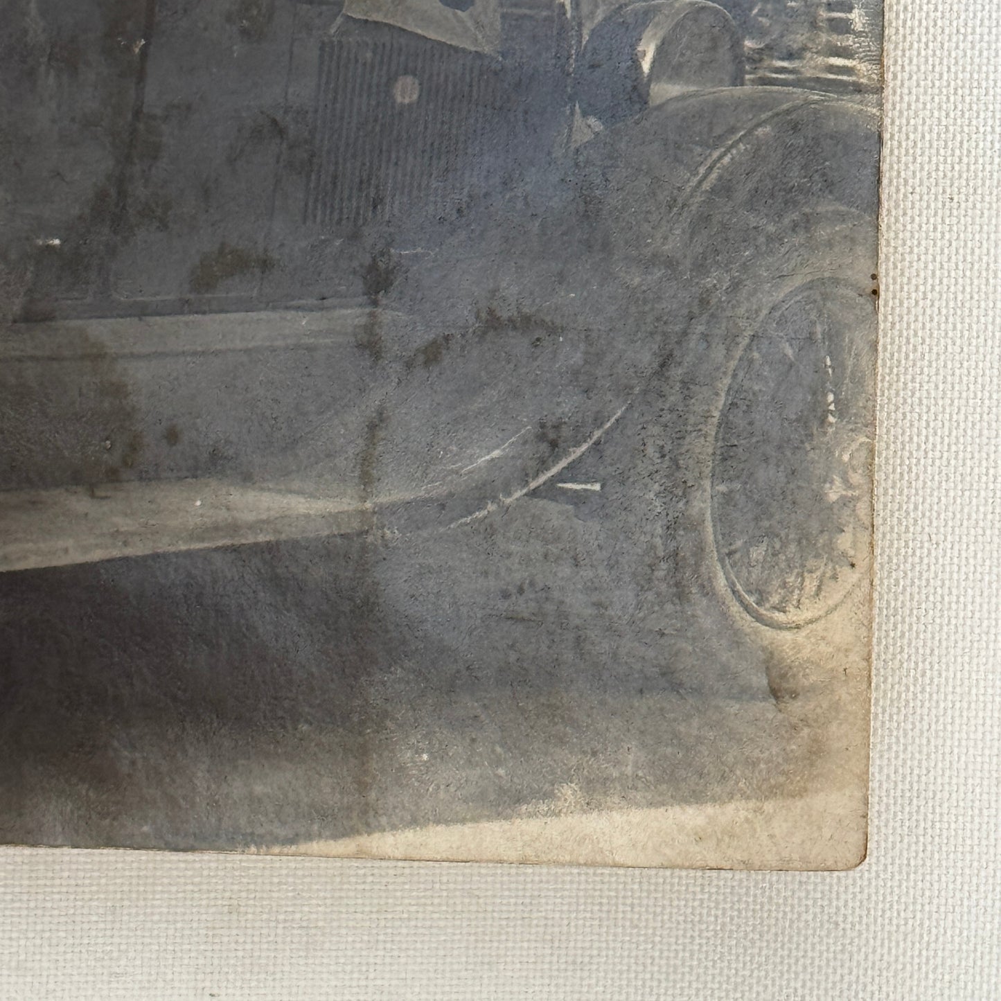 Antique Chrysler Car Automobile Photo Photograph Italian Photographer Stamp