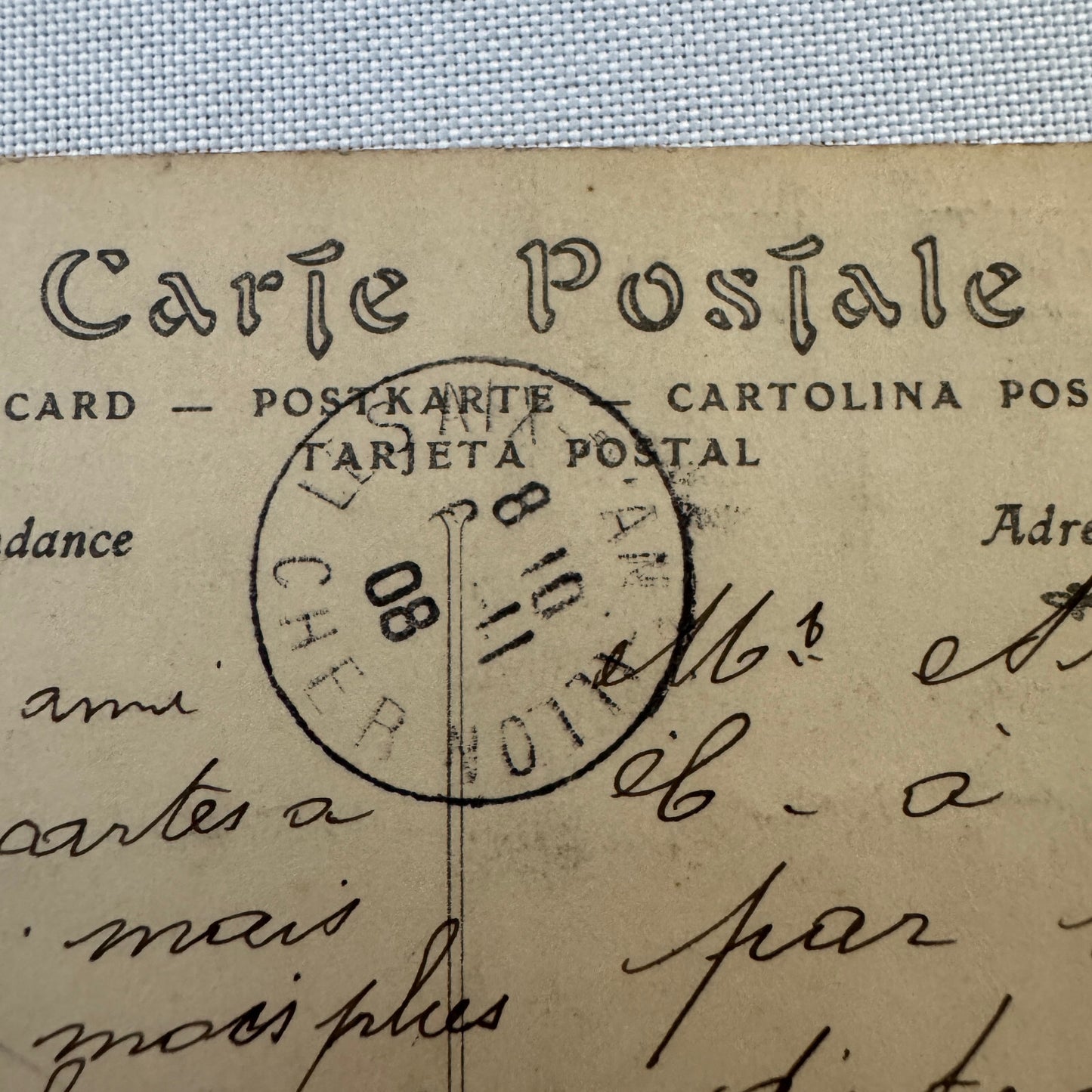 Vintage Military Zeppelin Airship Dirigible Postcard Post Card Paris French