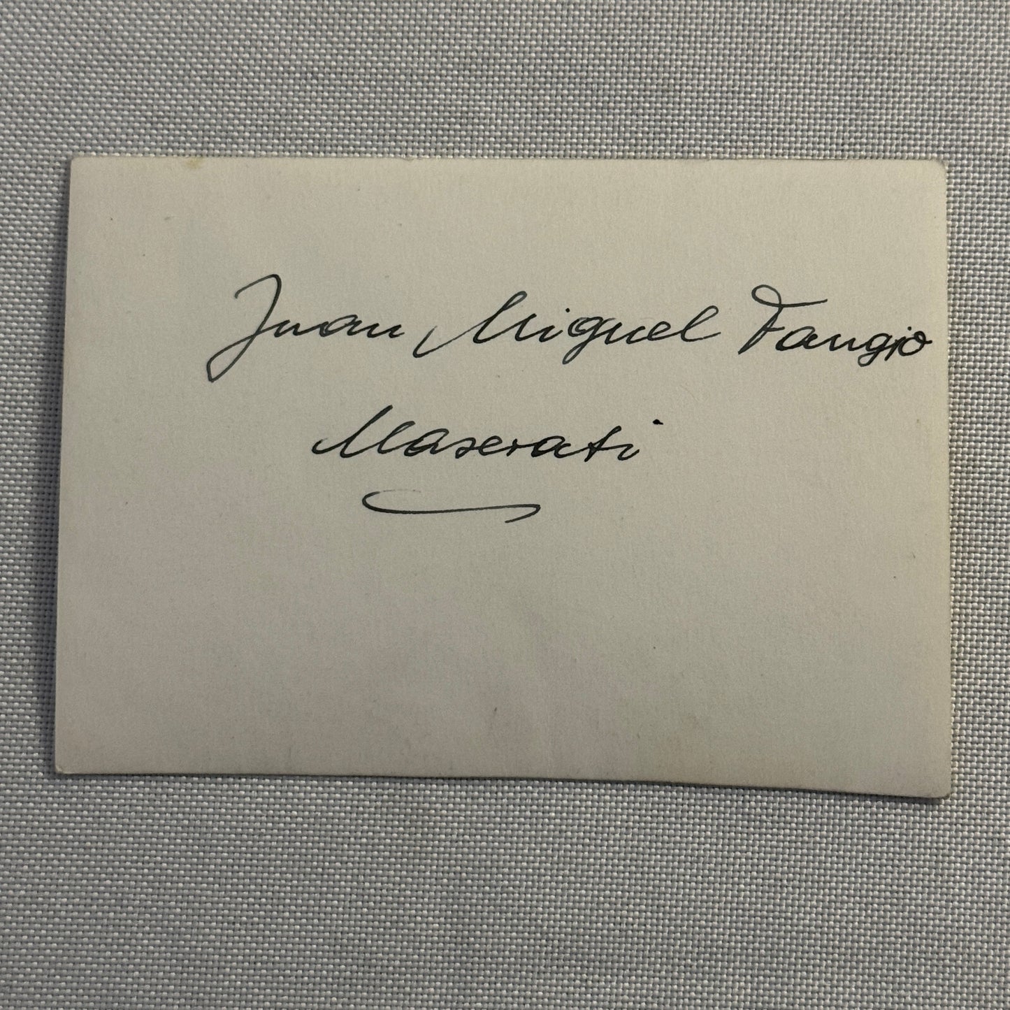 Juan Manuel Fangio Racing Driver Photo Vintage Motorsport Print