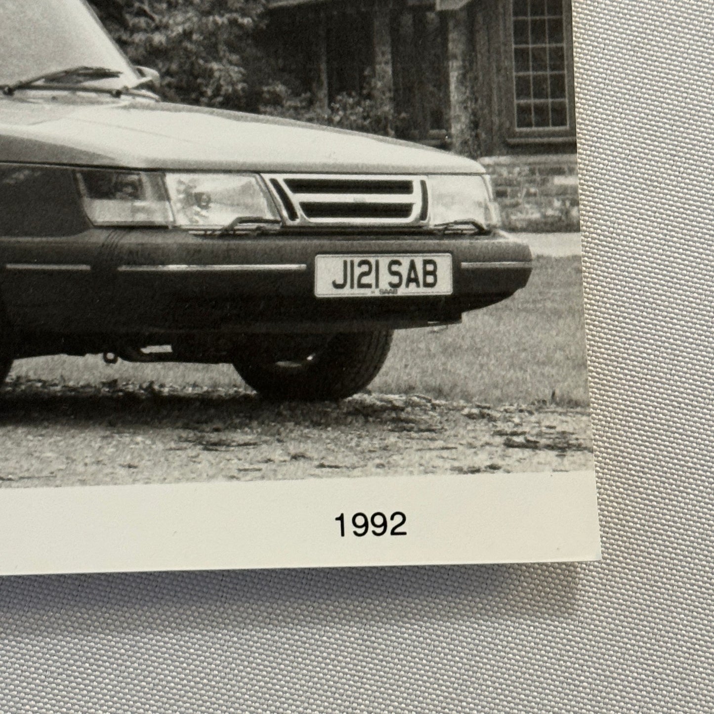 1992 Saab 900 XS Car Automobile Factory Photo Photograph Print Vintage