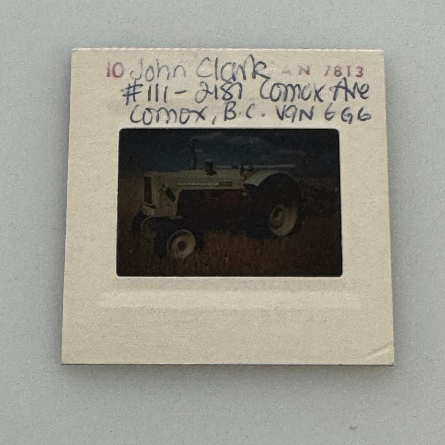 Cockshutt 570 Super Tractor 35mm Slide Photo Image Vintage Farm Equipment
