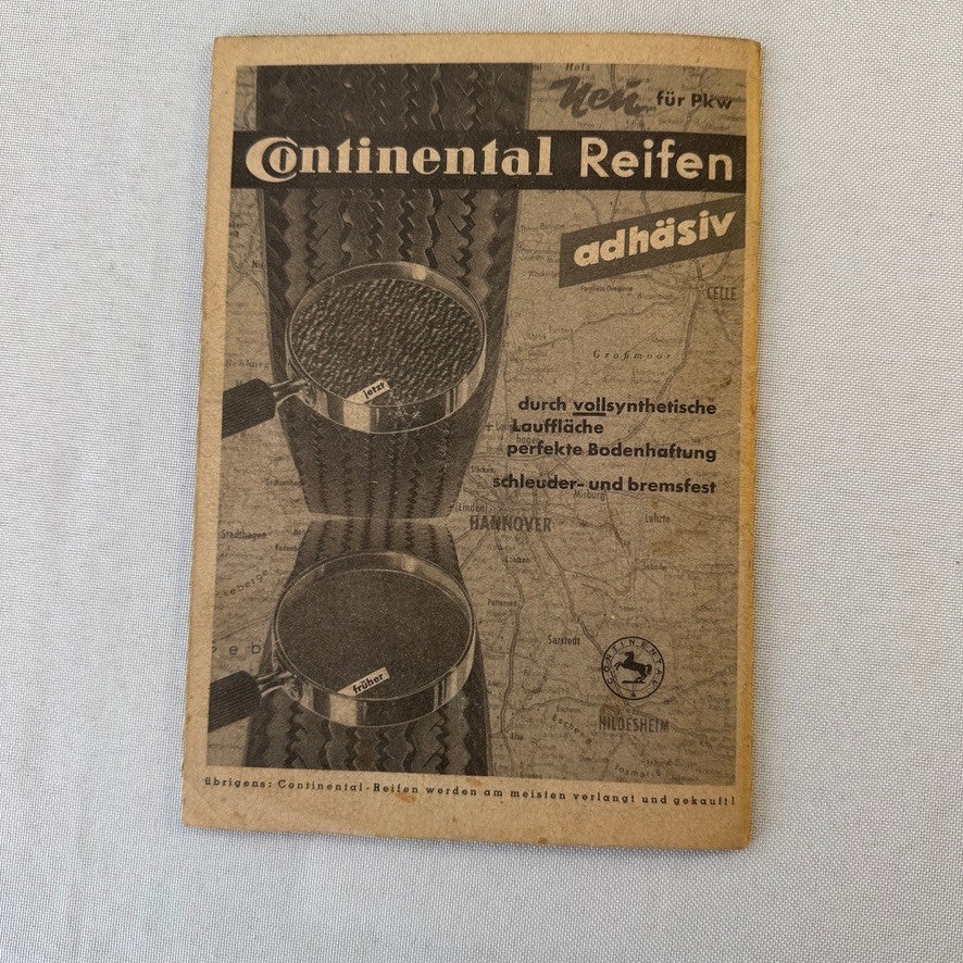 1957 ADAC 1000KM Racing Program Nurburgring Race German