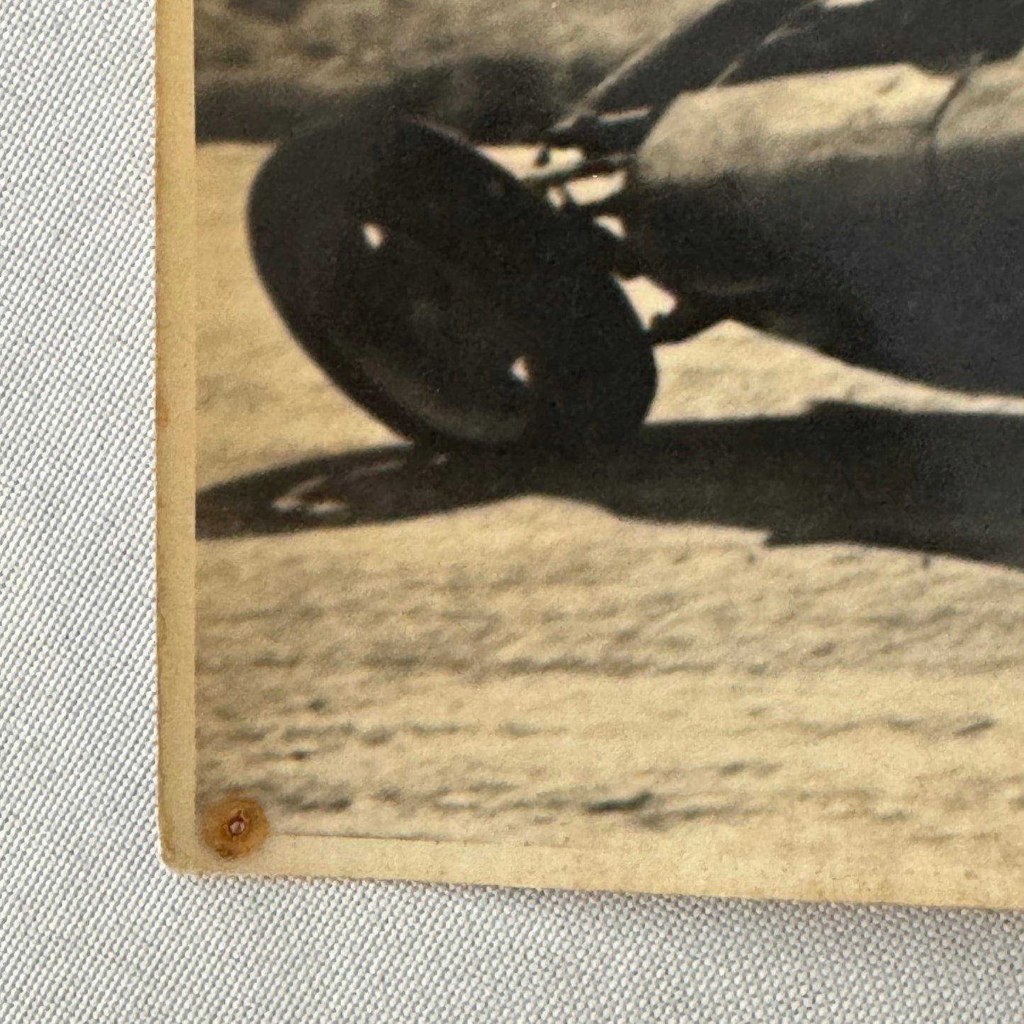 Vintage Racing Photo Stirling Moss Roll Over Accident Wreck Crash 1953 Cooper